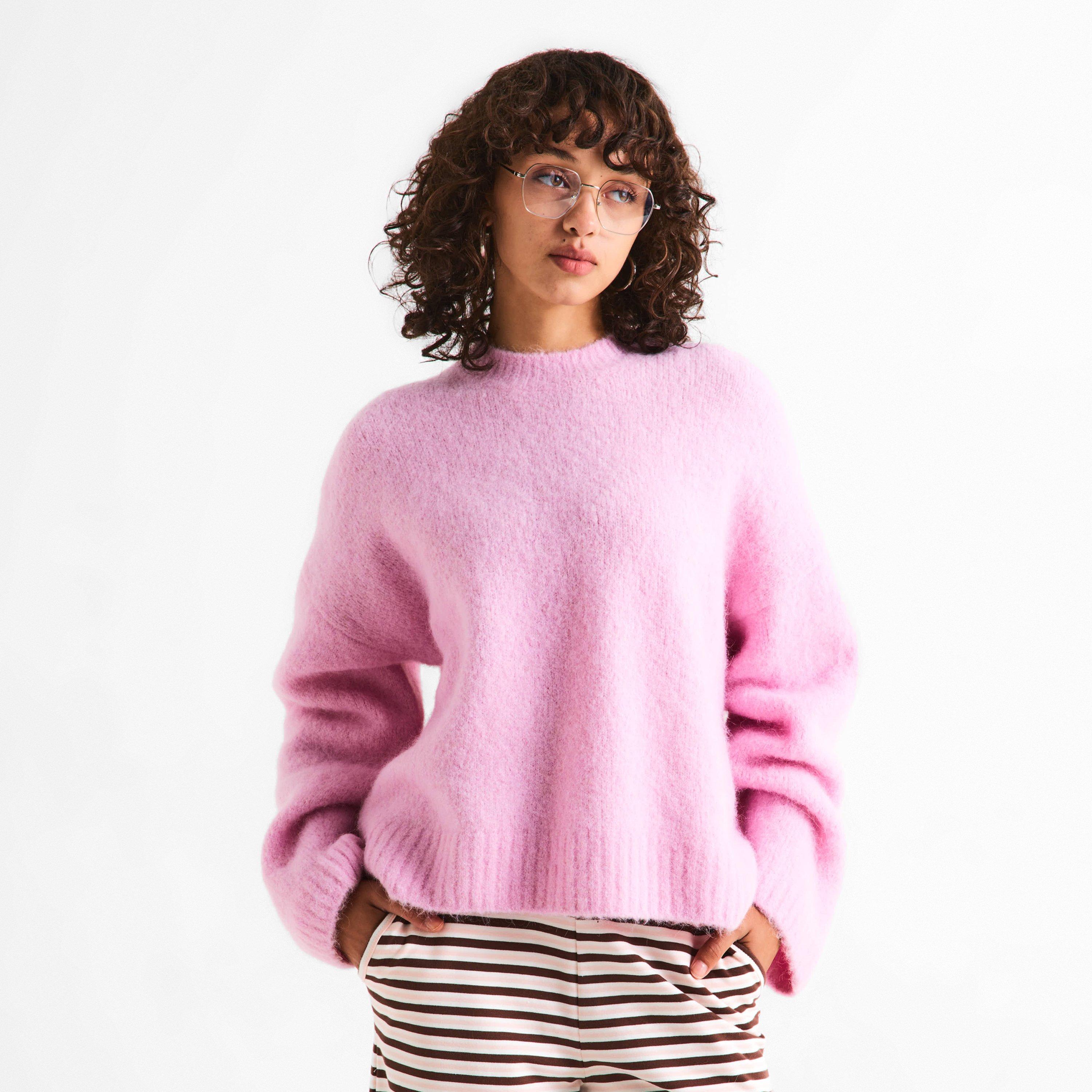 Pink - WRSTBHVR - Women's Crew Neck Jumper - 3