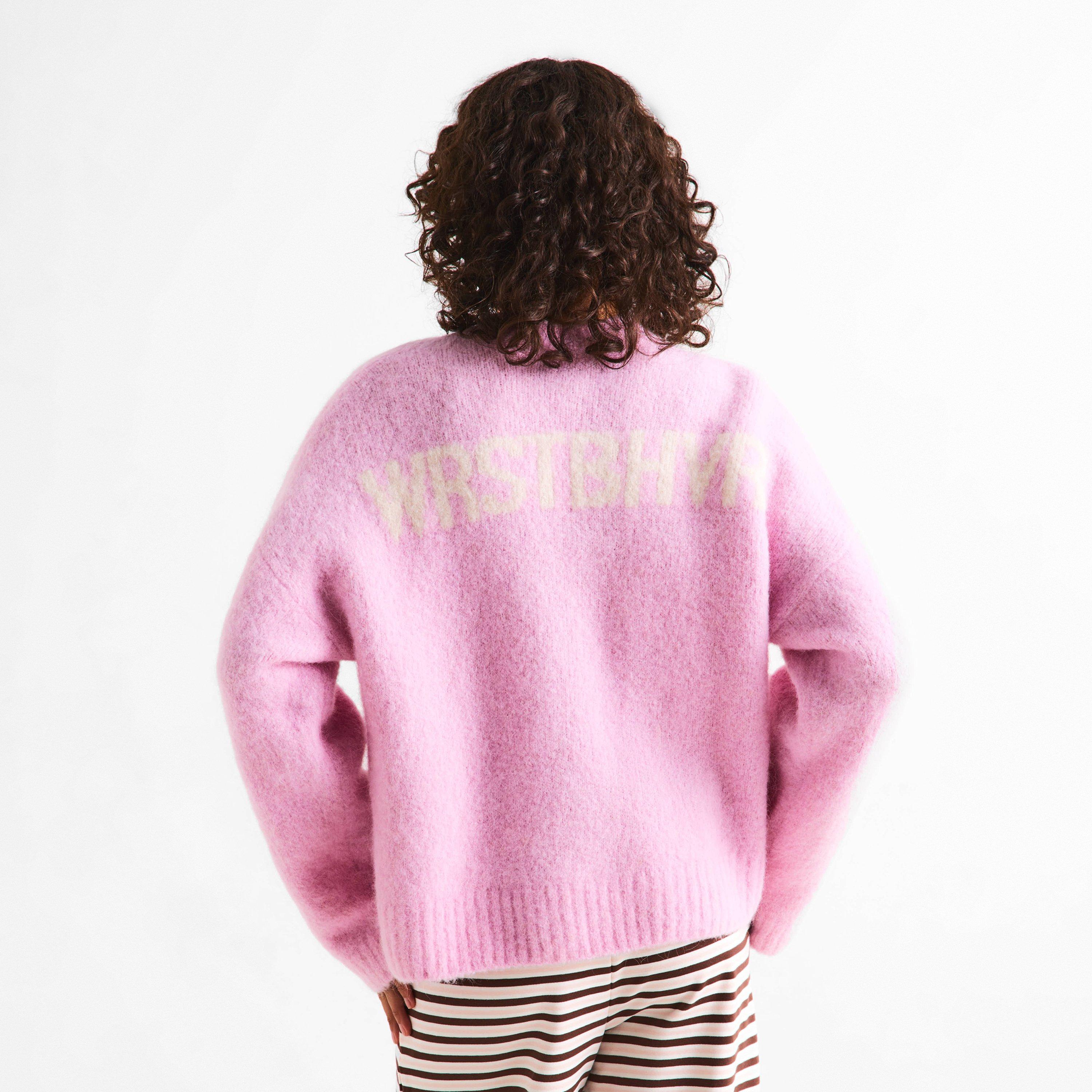 Pink - WRSTBHVR - Women's Crew Neck Jumper - 4