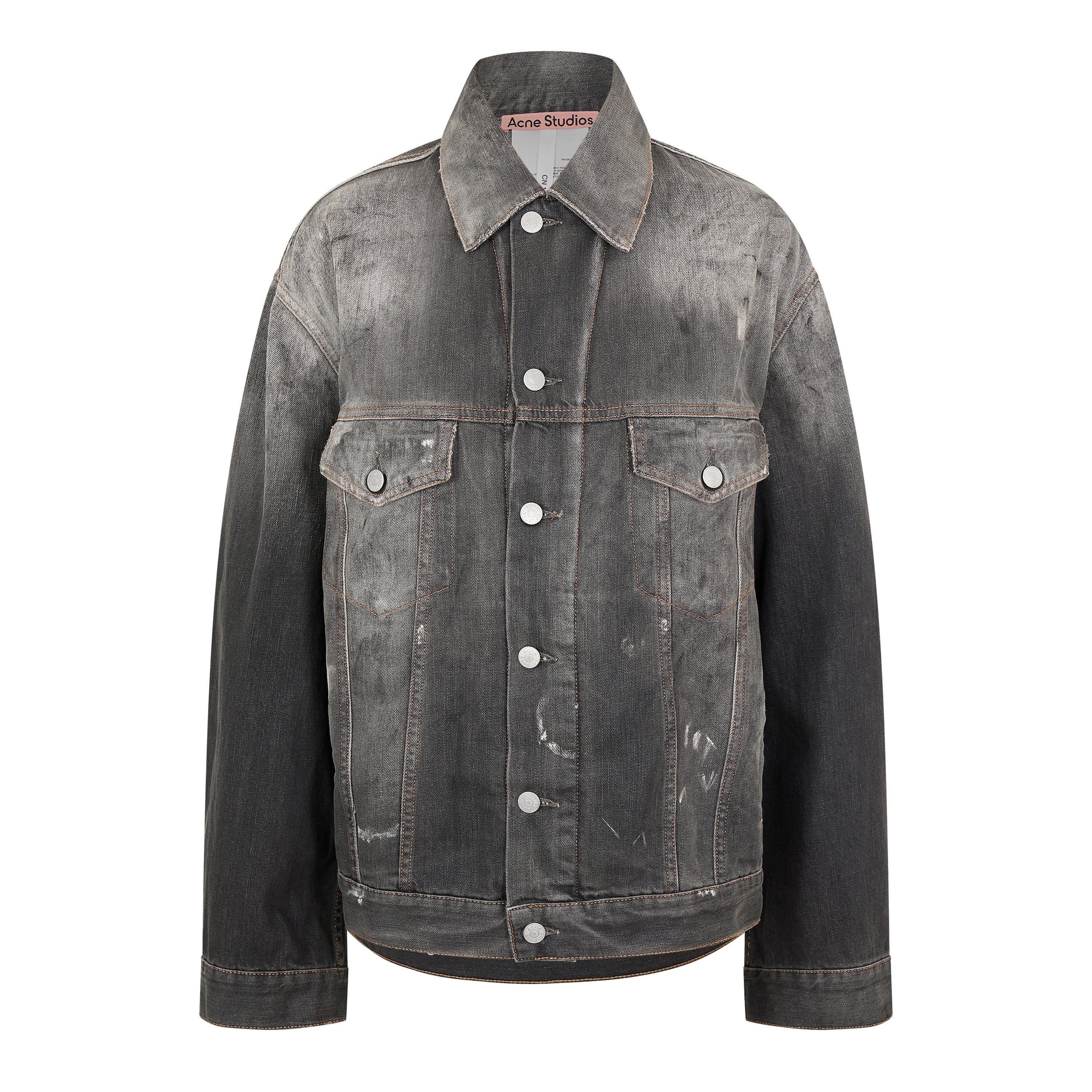 BLACK - Acne Studios - Women's Oversized Denim Jacket - 1