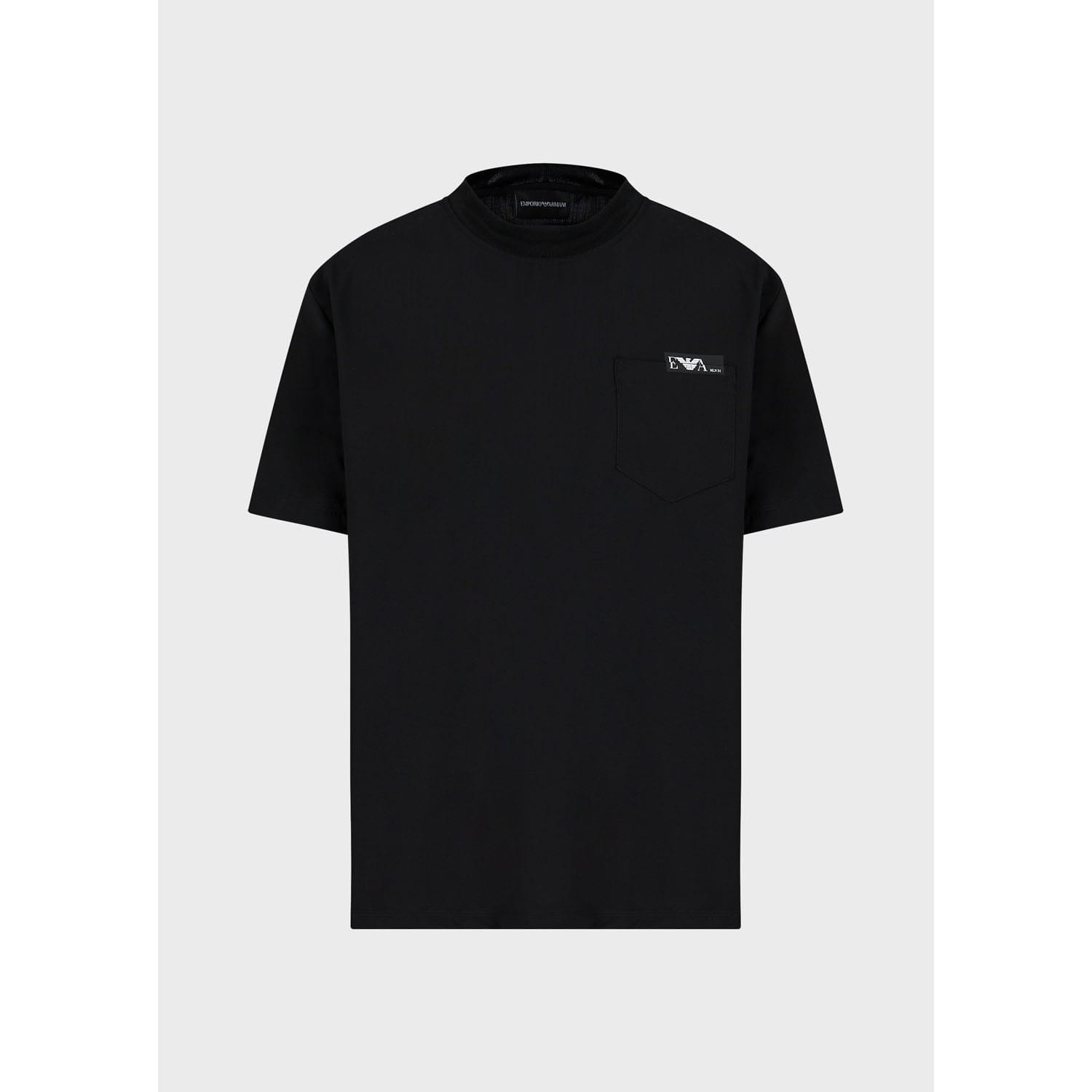 Black - Emporio Armani - Micro Logo T-Shirt - 3