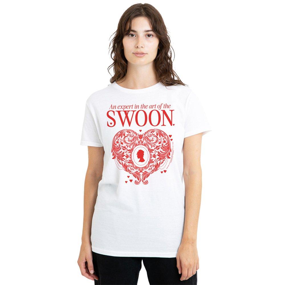 White - Bridgerton - Bridgerton The Art Of Swoon T Shirt White - 1