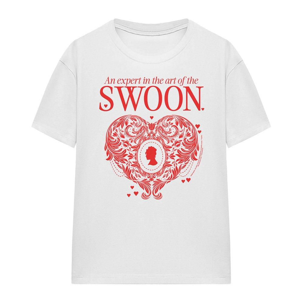 White - Bridgerton - Bridgerton The Art Of Swoon T Shirt White - 4