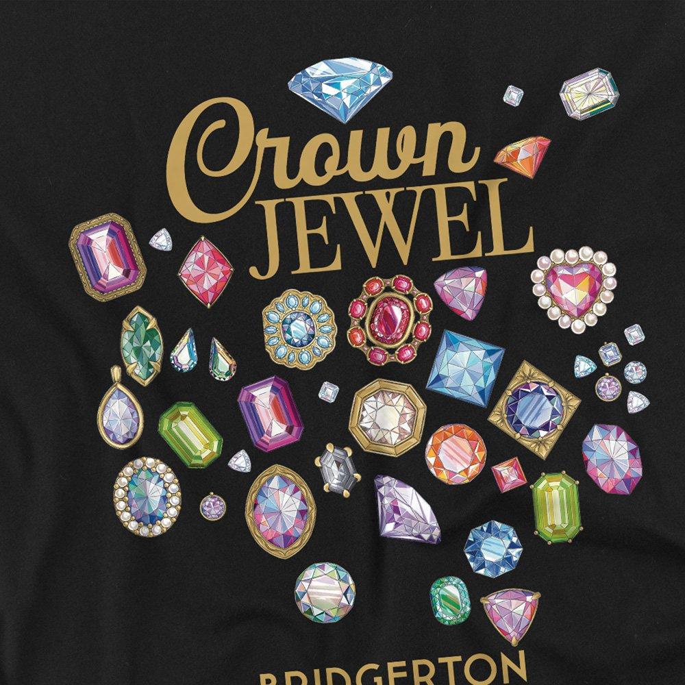 Black - Bridgerton - Bridgerton Crown Jewel Long Sleeve T-Shirt Black - 2