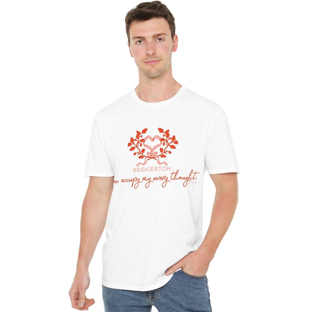 White - Bridgerton - Bridgerton Occupy My Thoughts T-Shirt White - 1