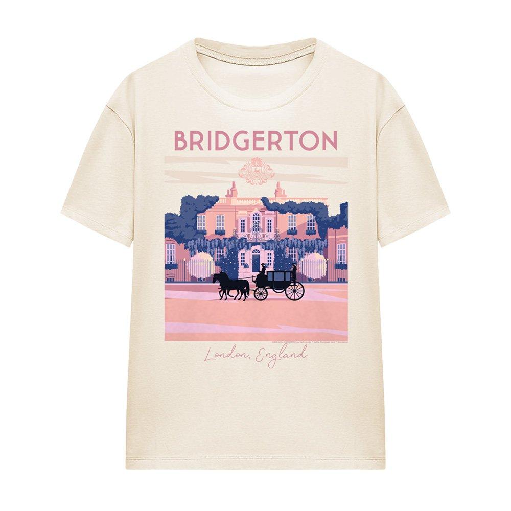 Beige - Bridgerton - Bridgerton Modern Minimal T Shirt Natural - 4
