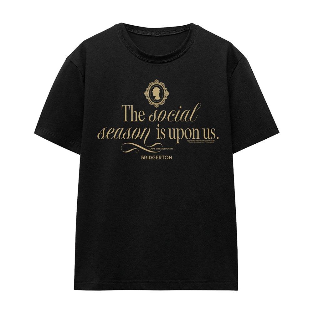 Black - Bridgerton - Bridgerton The Social Season Is Upon Us T Shirt B - 4