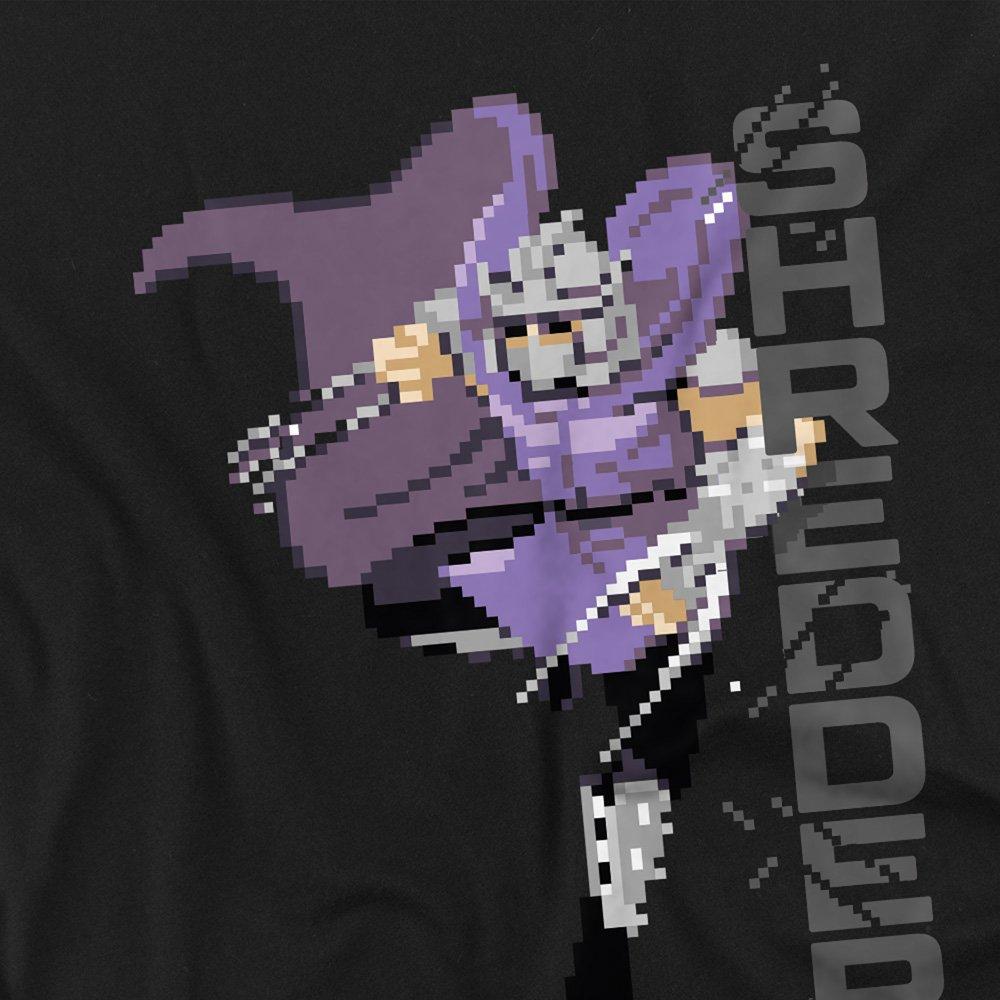 Black - Teenage Mutant Ninja Turtles - Tmnt Retro Arcade Shredder T Shirt Black - 2