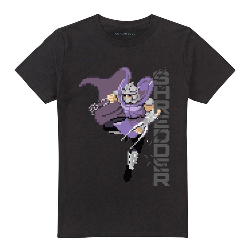 Black - Teenage Mutant Ninja Turtles - Tmnt Retro Arcade Shredder T Shirt Black - 4