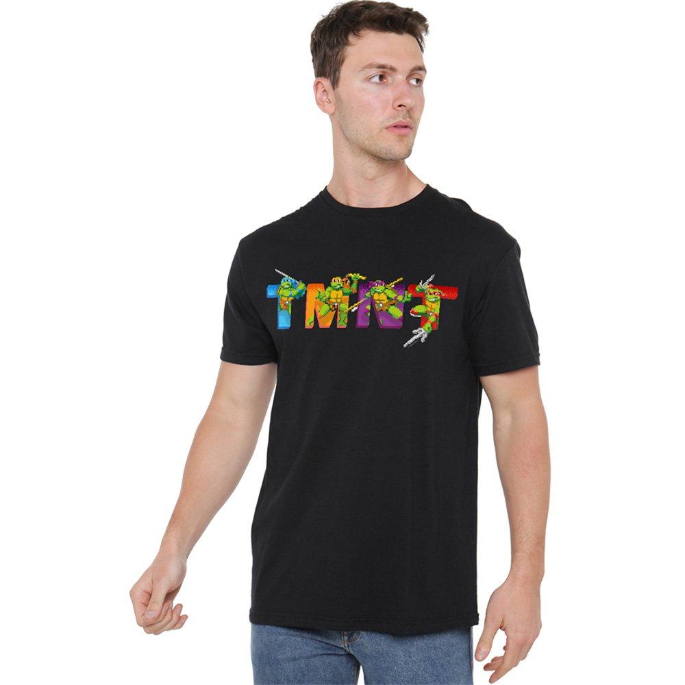Black - Teenage Mutant Ninja Turtles - Tmnt Arcade Main Screen T Shirt Black - 1