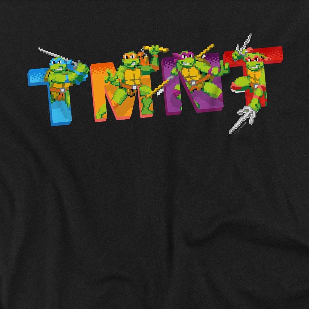 Black - Teenage Mutant Ninja Turtles - Tmnt Arcade Main Screen T Shirt Black - 2
