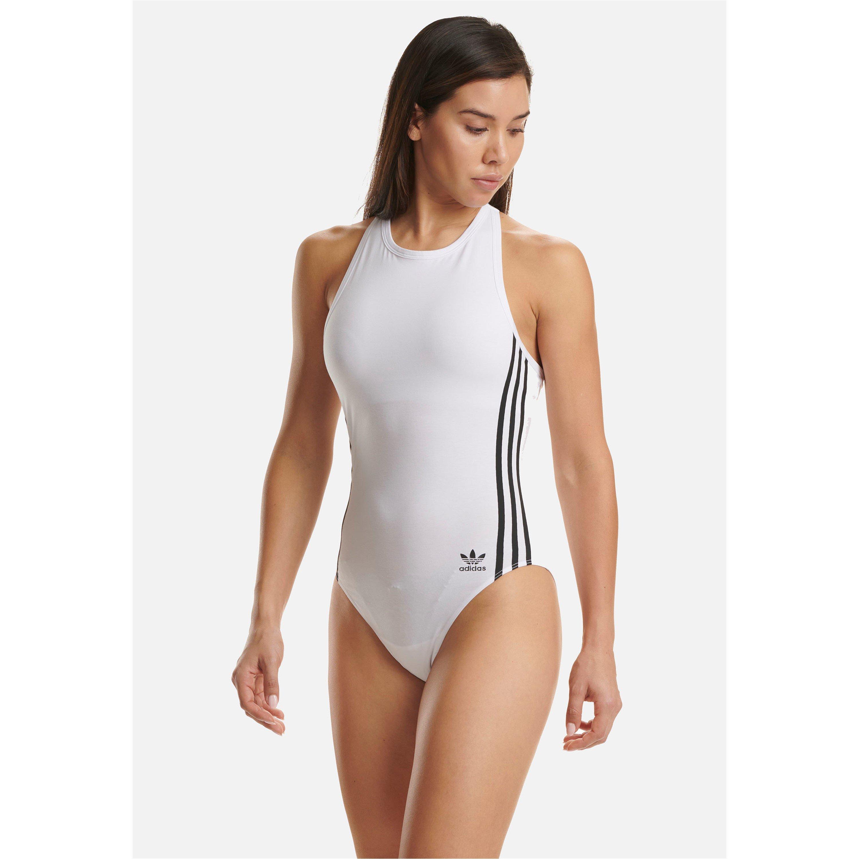 Weiß - adidas Originals - Adidas Originals Comfort Flex Cotton Swimsuit - 3