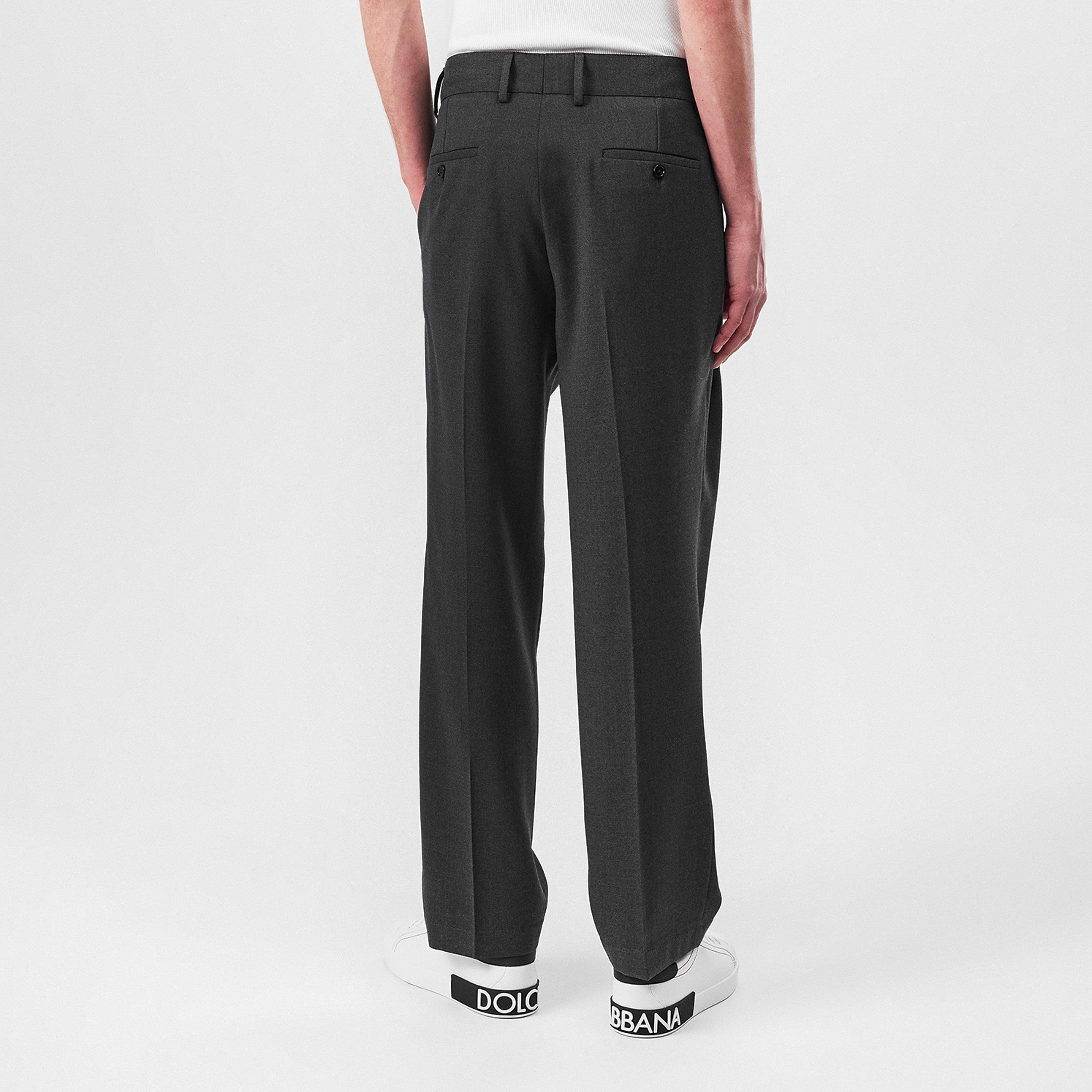 Dark Grey - Dolce and Gabbana - Men's Tailored Trousers - 4