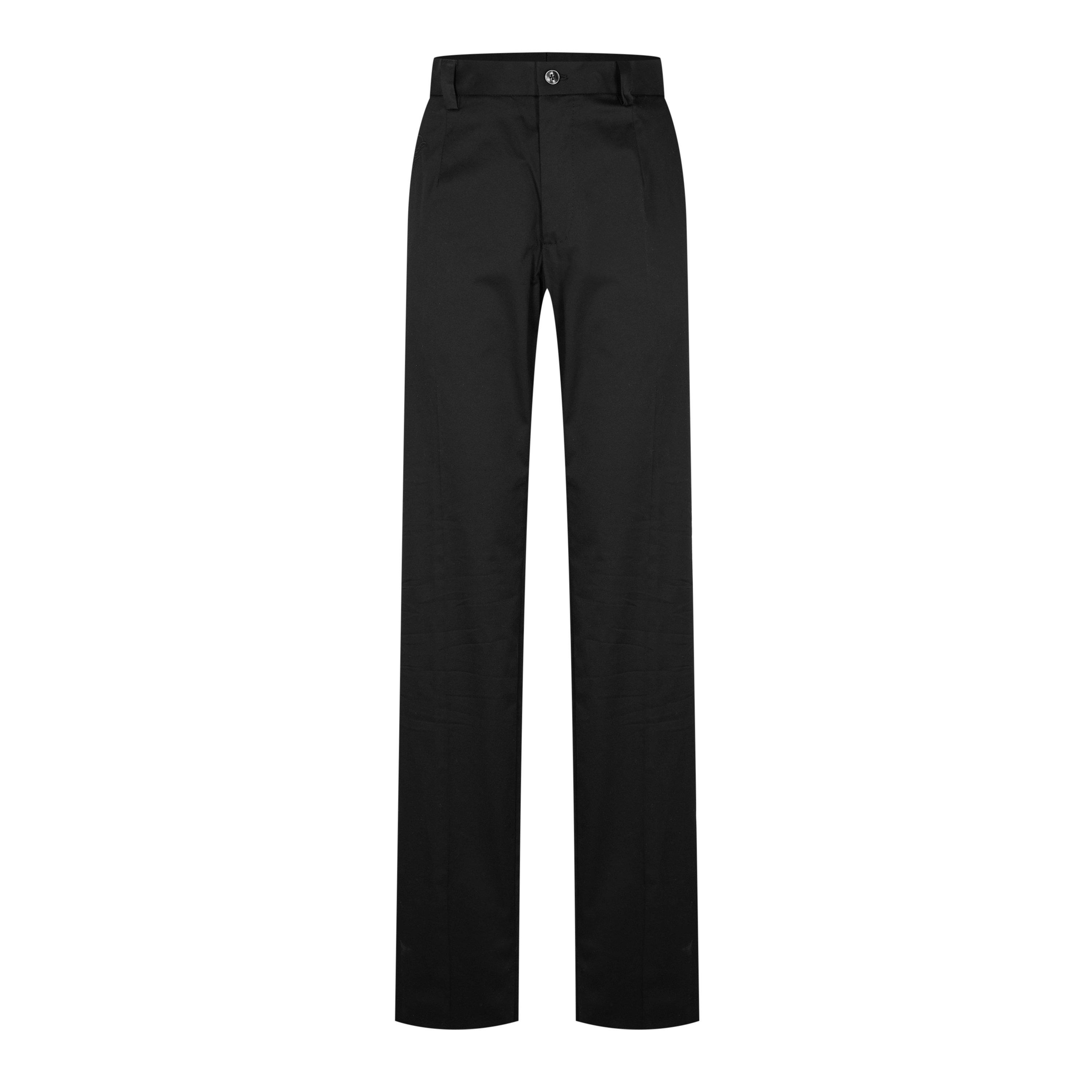Black - Dolce and Gabbana - Cotton Trousers - 5