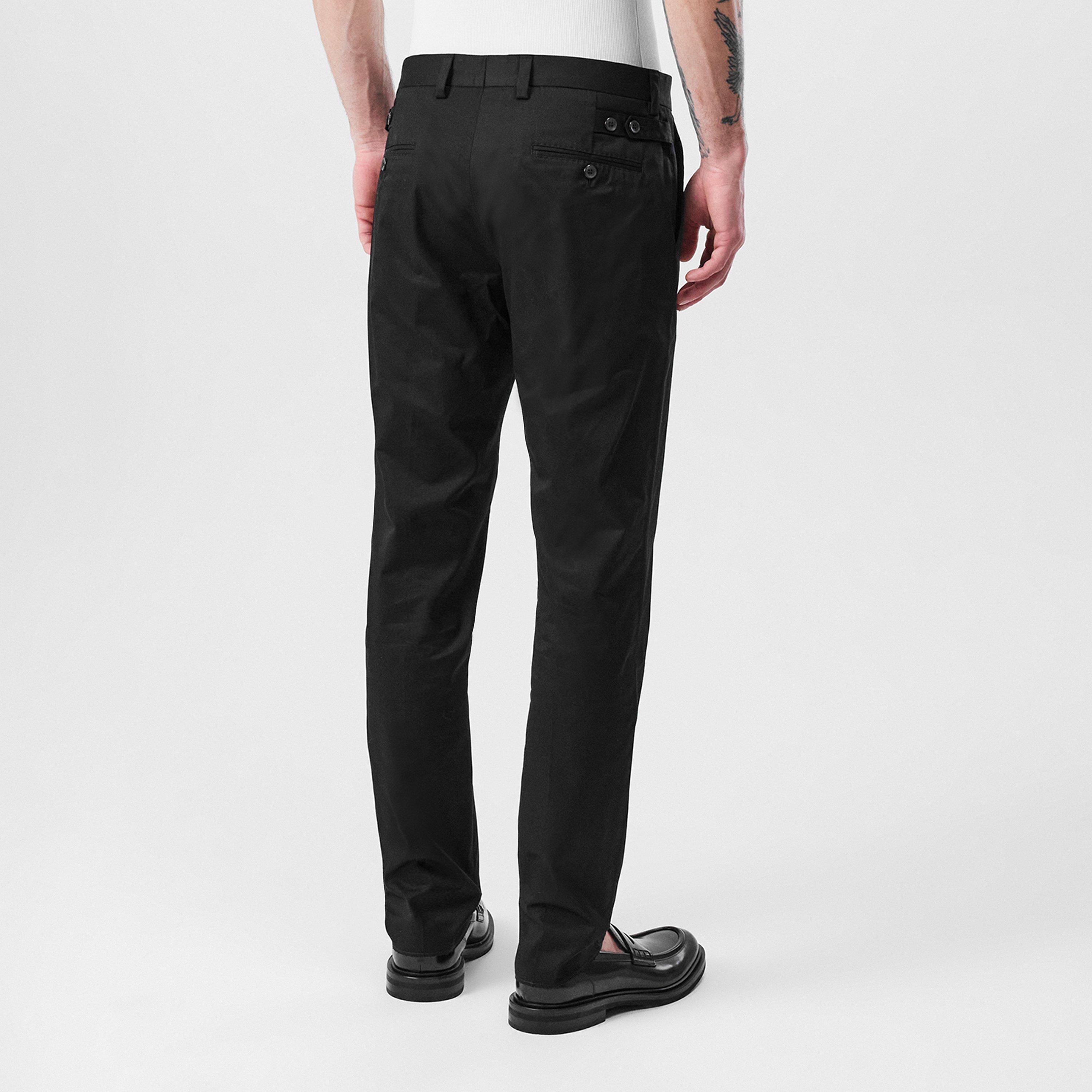 Black - Dolce and Gabbana - Cotton Trousers - 3