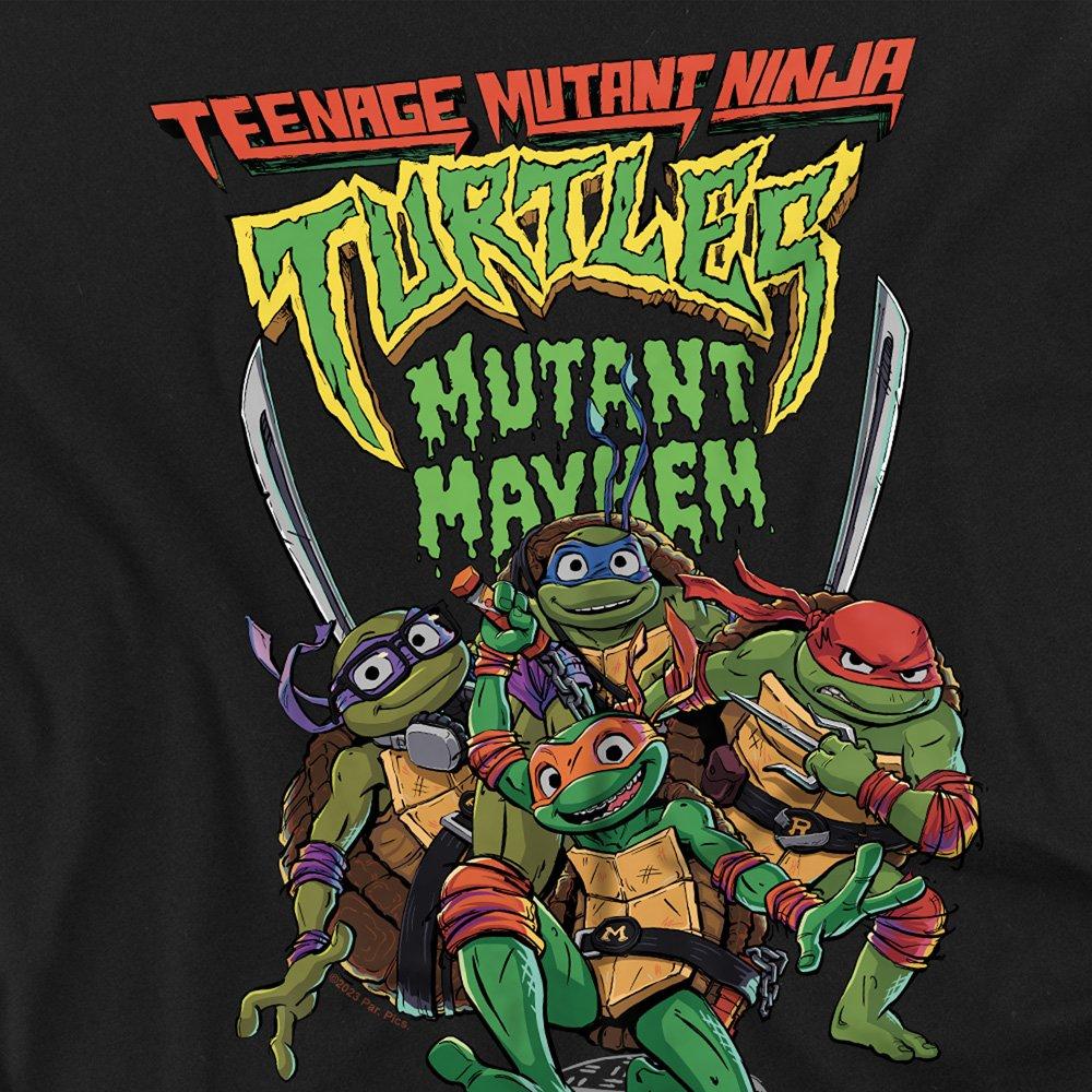 Black - Teenage Mutant Ninja Turtles - Tmnt: Mutant Mayhem Mutant Mayhem Group T Shirt B - 2