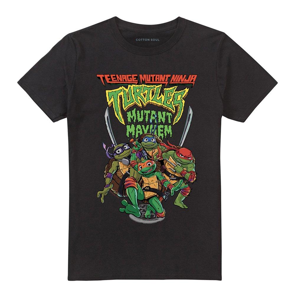 Black - Teenage Mutant Ninja Turtles - Tmnt: Mutant Mayhem Mutant Mayhem Group T Shirt B - 4