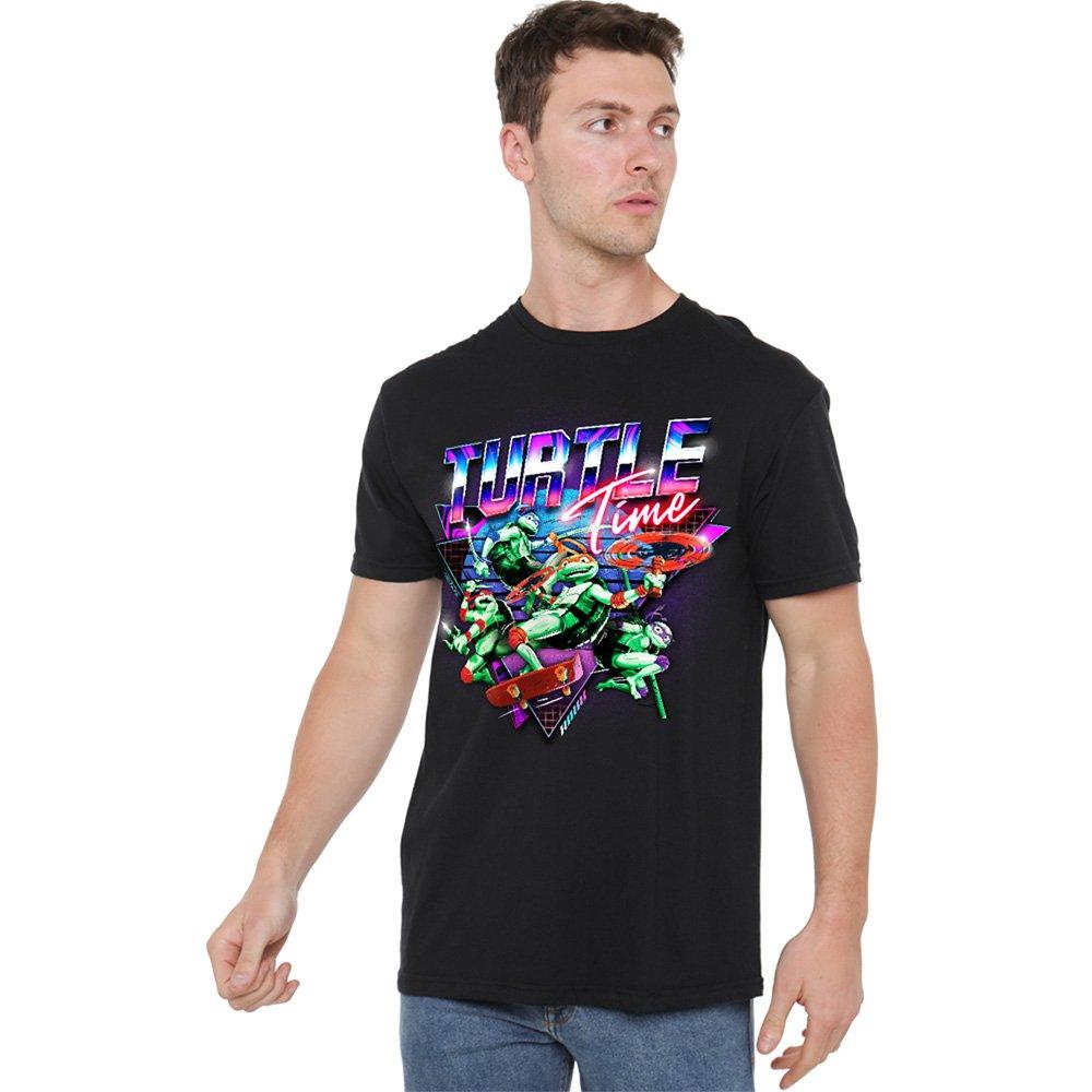 Black - Teenage Mutant Ninja Turtles - Tmnt: Mutant Mayhem Turtle Time T Shirt Black - 1