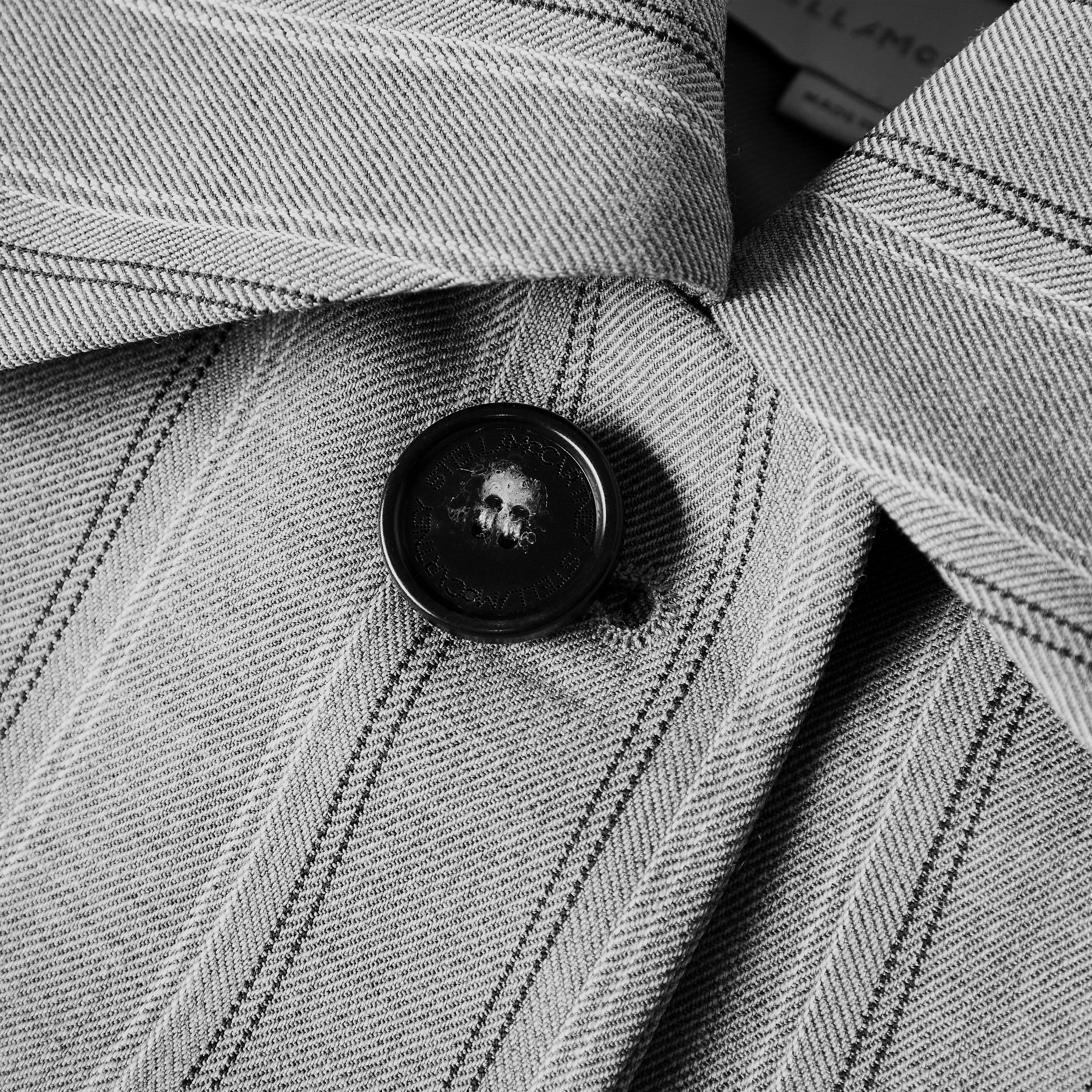 Grey Melange - Stella McCartney - Women's Peplum Top - 5