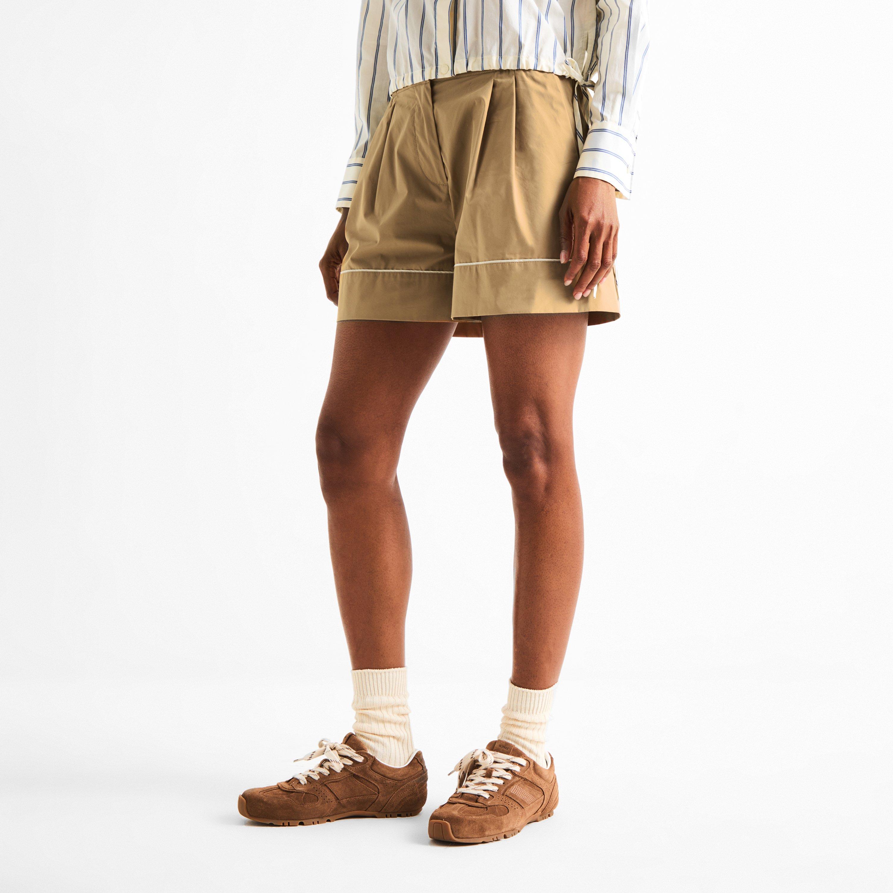 Beige 20U - Moncler - Moncler Lgo Shorts Ld64 - 3