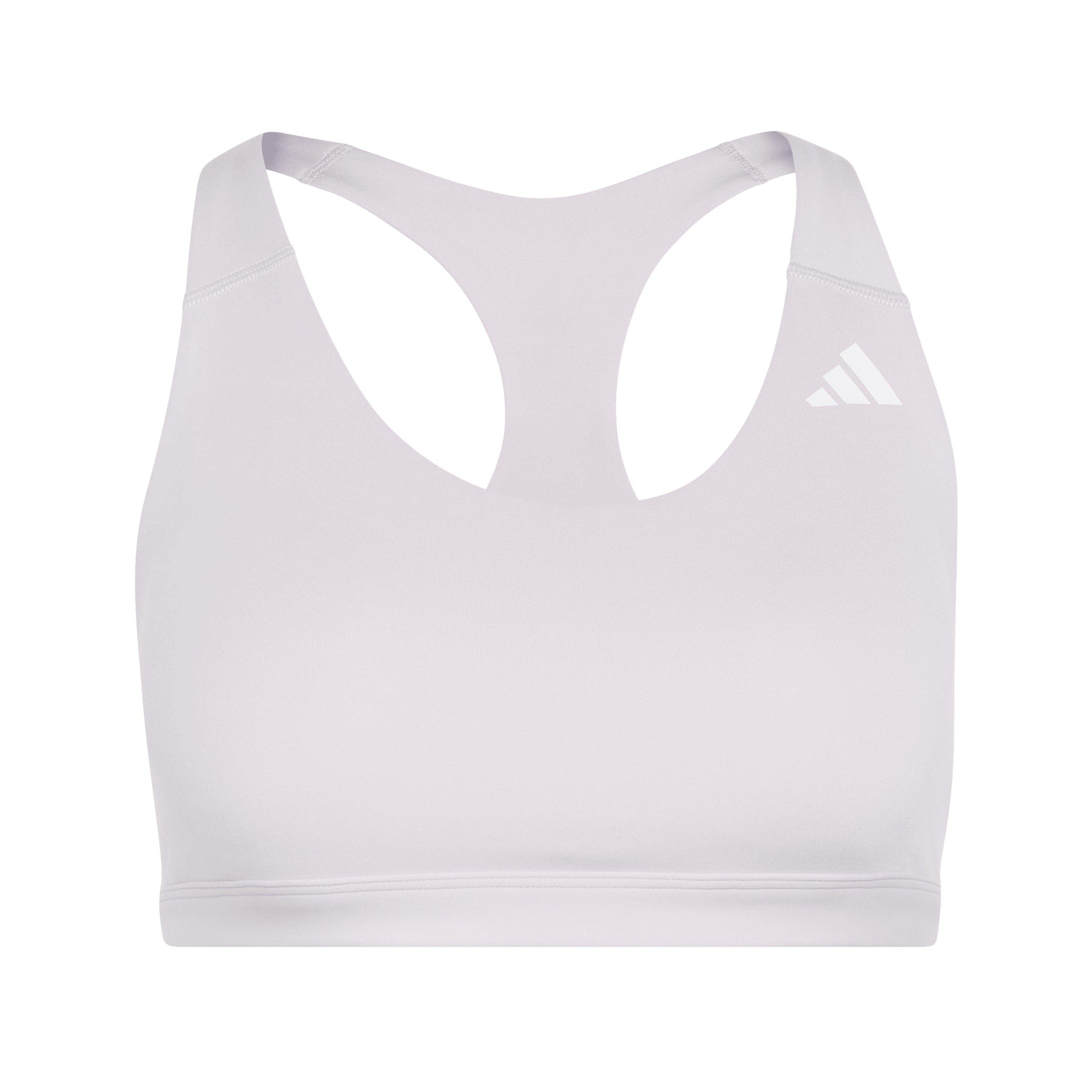 Ice Purple - adidas - Women's Medium Impact Non Wired Sports Bra - 1