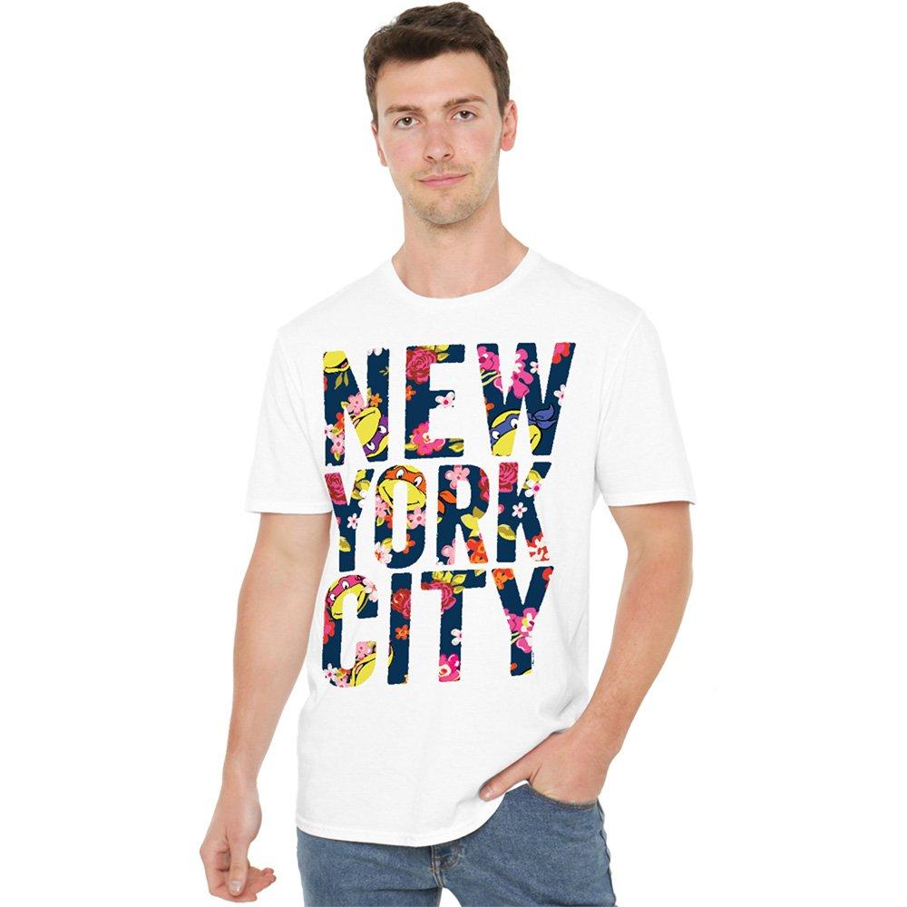 White - Teenage Mutant Ninja Turtles - Teenage Mutant Ninja Turtles Nyc Faces T Shirt Wh - 1