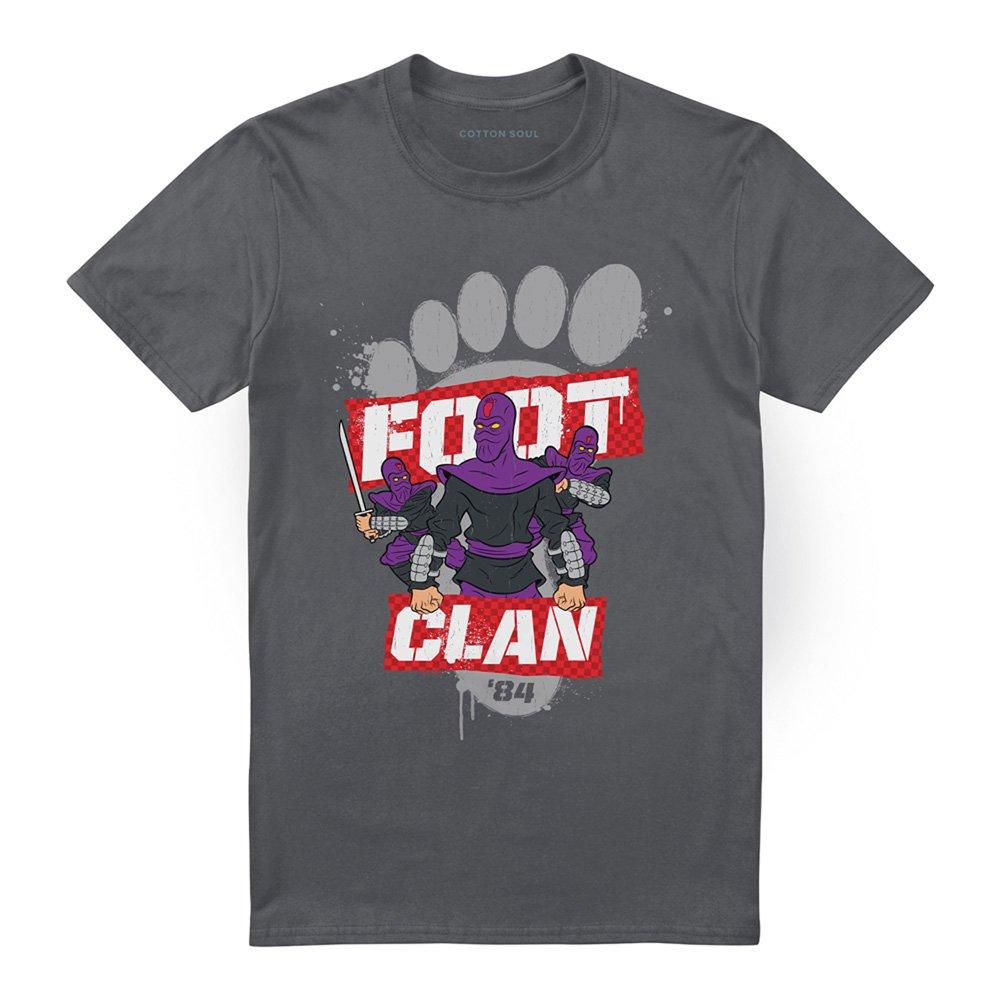 Grey - Teenage Mutant Ninja Turtles - Teenage Mutant Ninja Turtles Foot Clan 84 T Shirt - 4