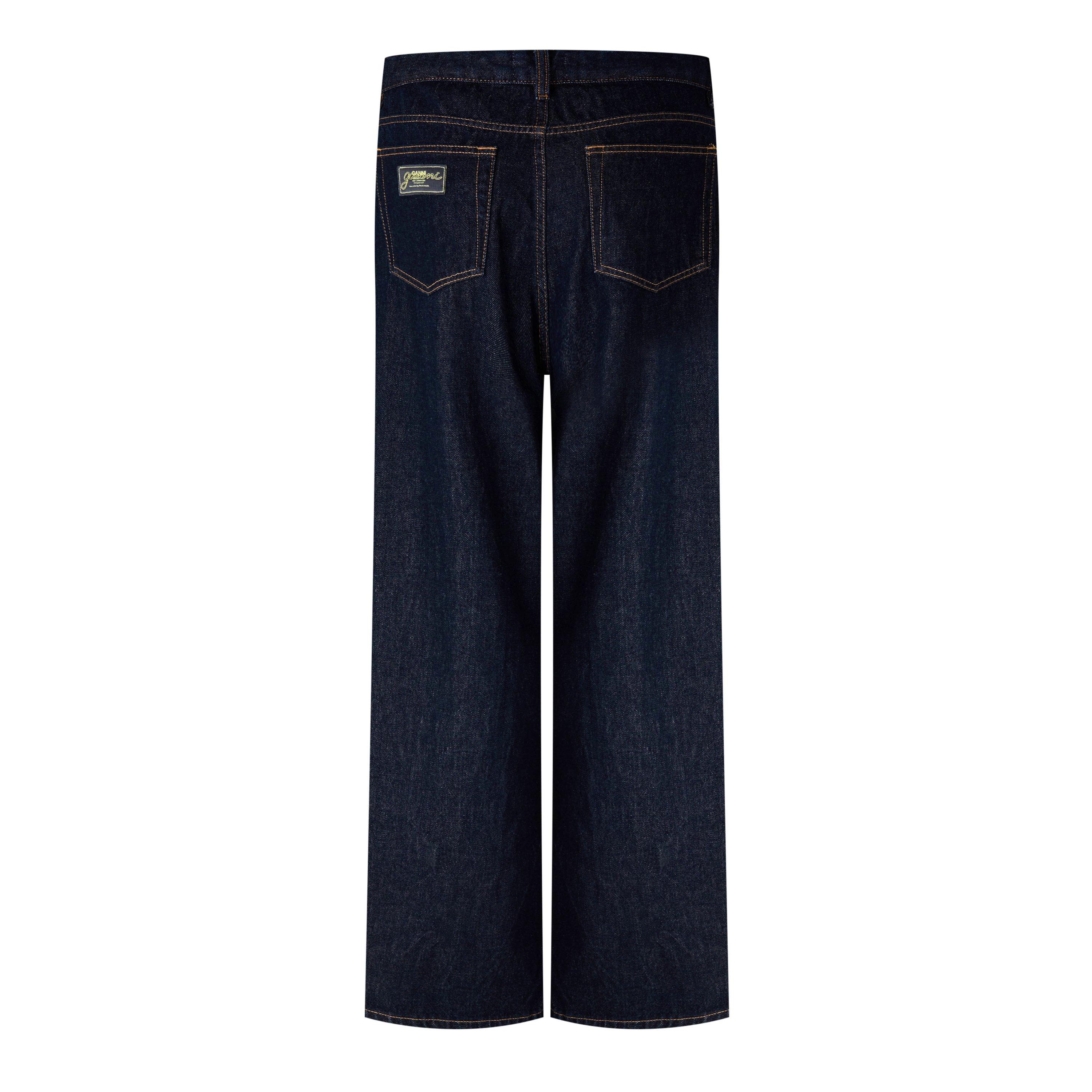 Rinse - Ganni - Women's Rinse Belt Wide Leg Jeans - 6