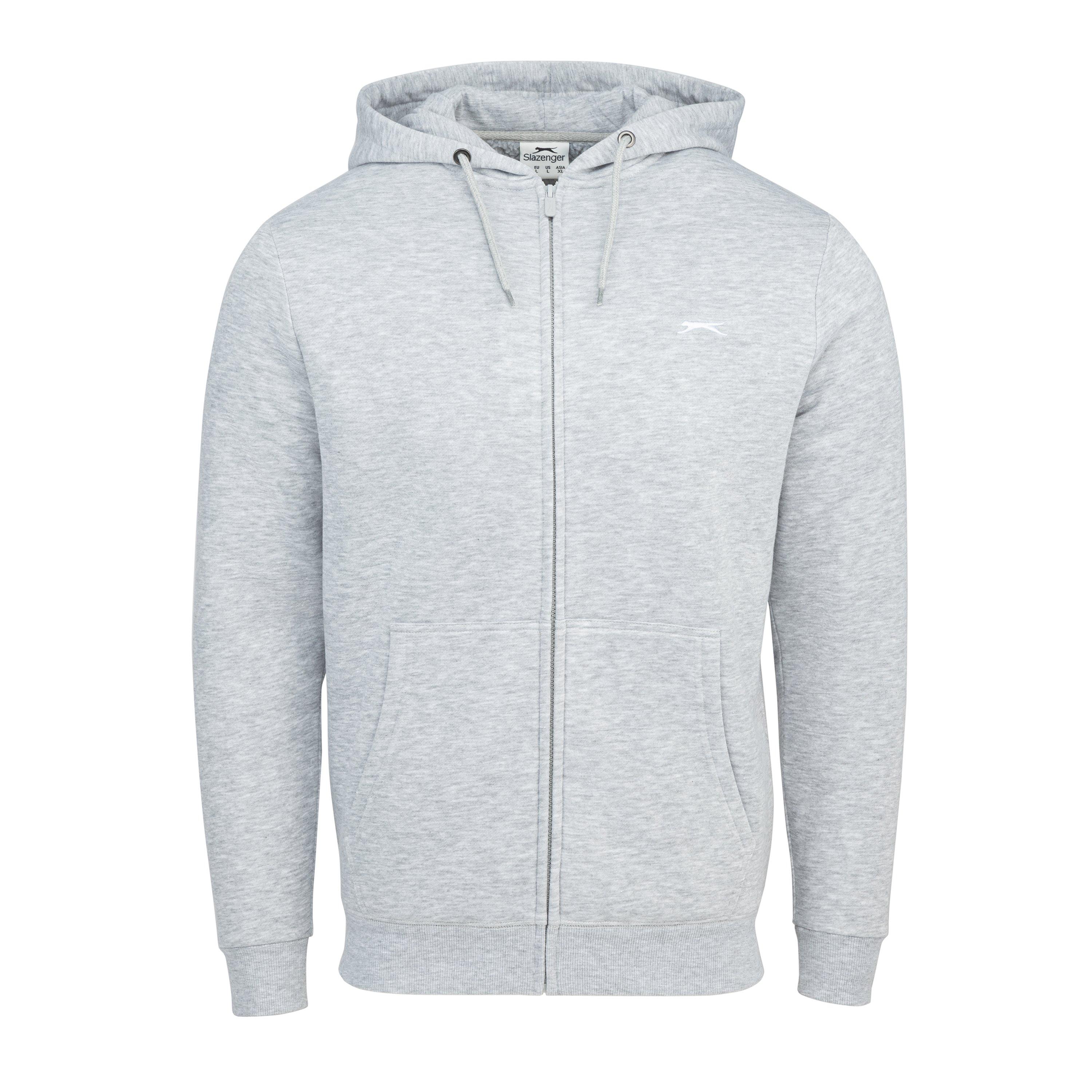 Grey Marl - Slazenger - Sherpa ZipHd - 1