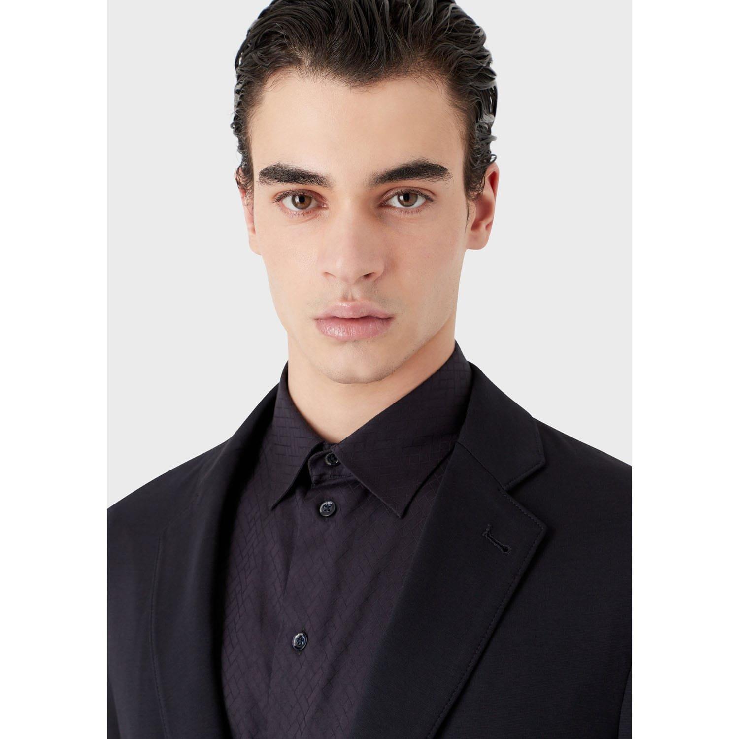 Navy - Emporio Armani - Blazer - 5