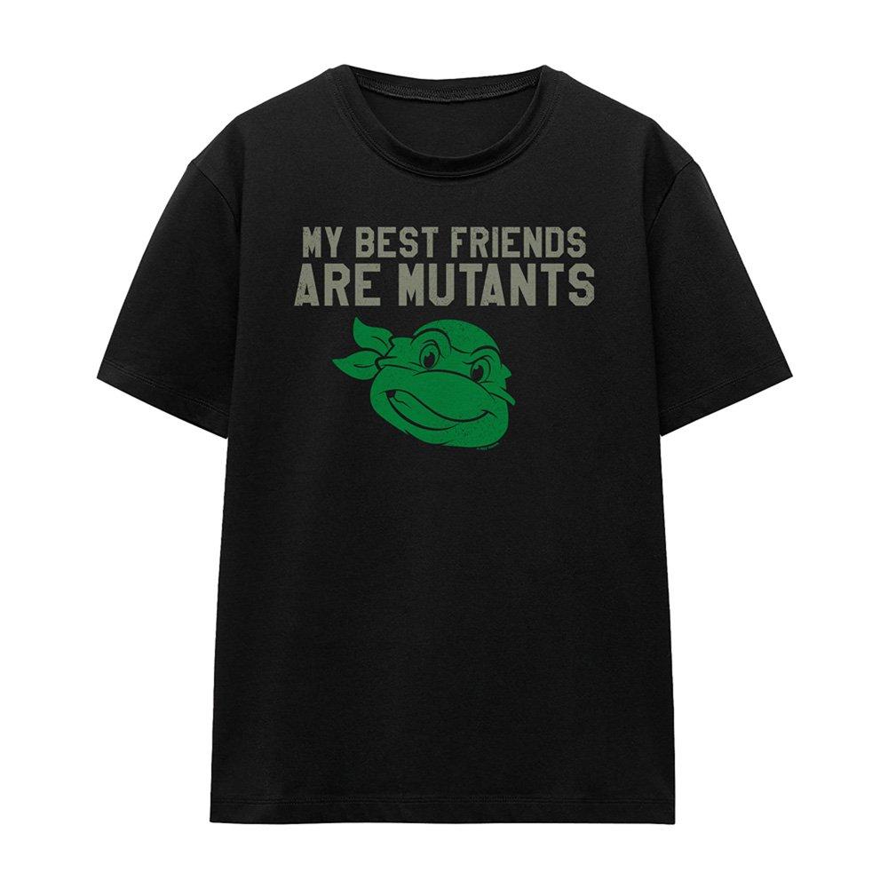 Black - Teenage Mutant Ninja Turtles - TMNT TMNT Mutant Friends T-Shirt Black - 4