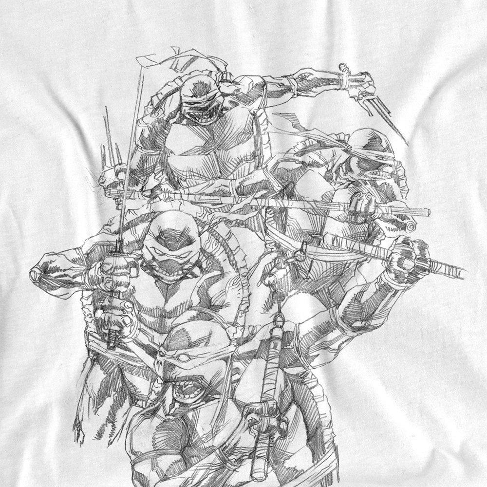 White - Teenage Mutant Ninja Turtles - Tmnt Shinobis T Shirt White - 2