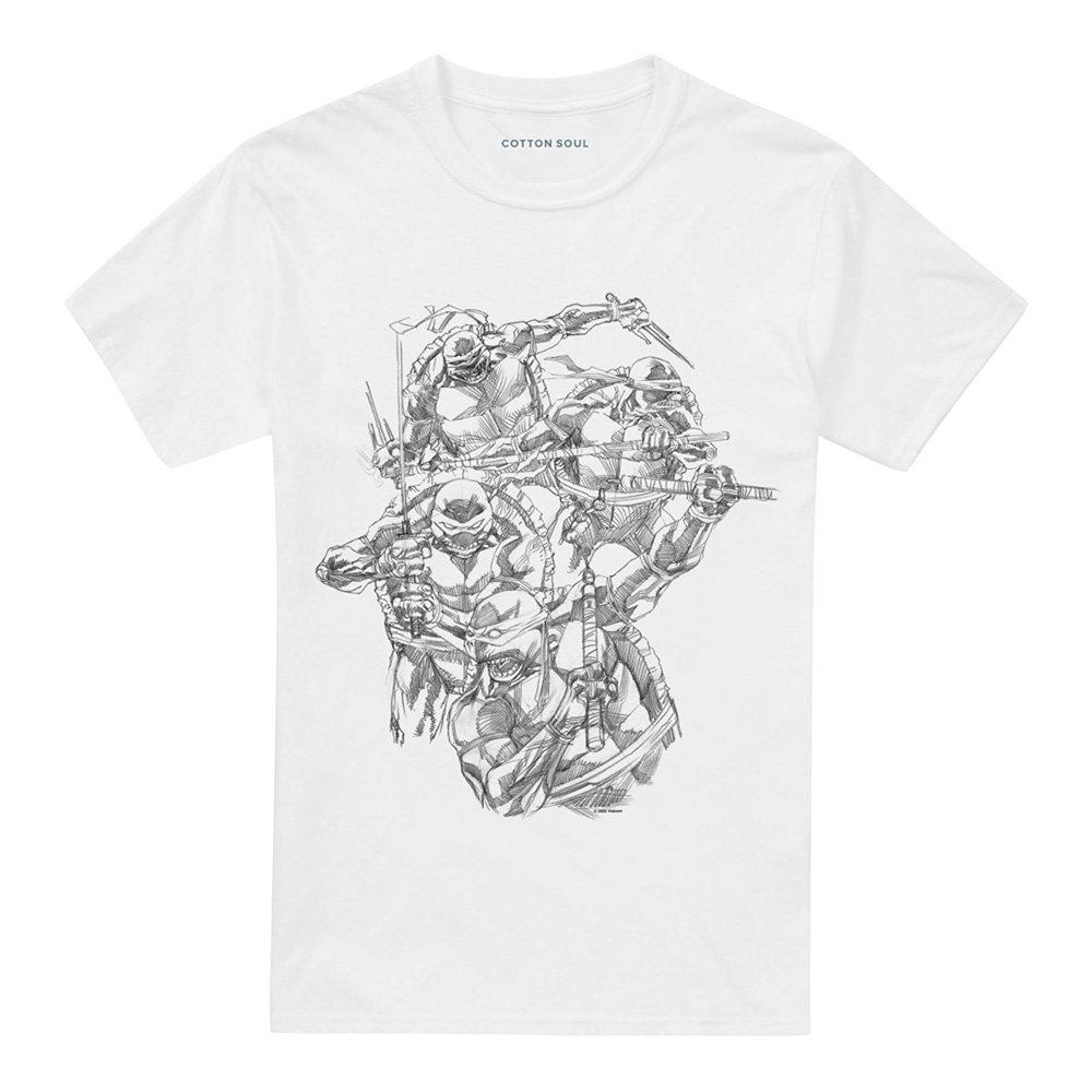 White - Teenage Mutant Ninja Turtles - Tmnt Shinobis T Shirt White - 4