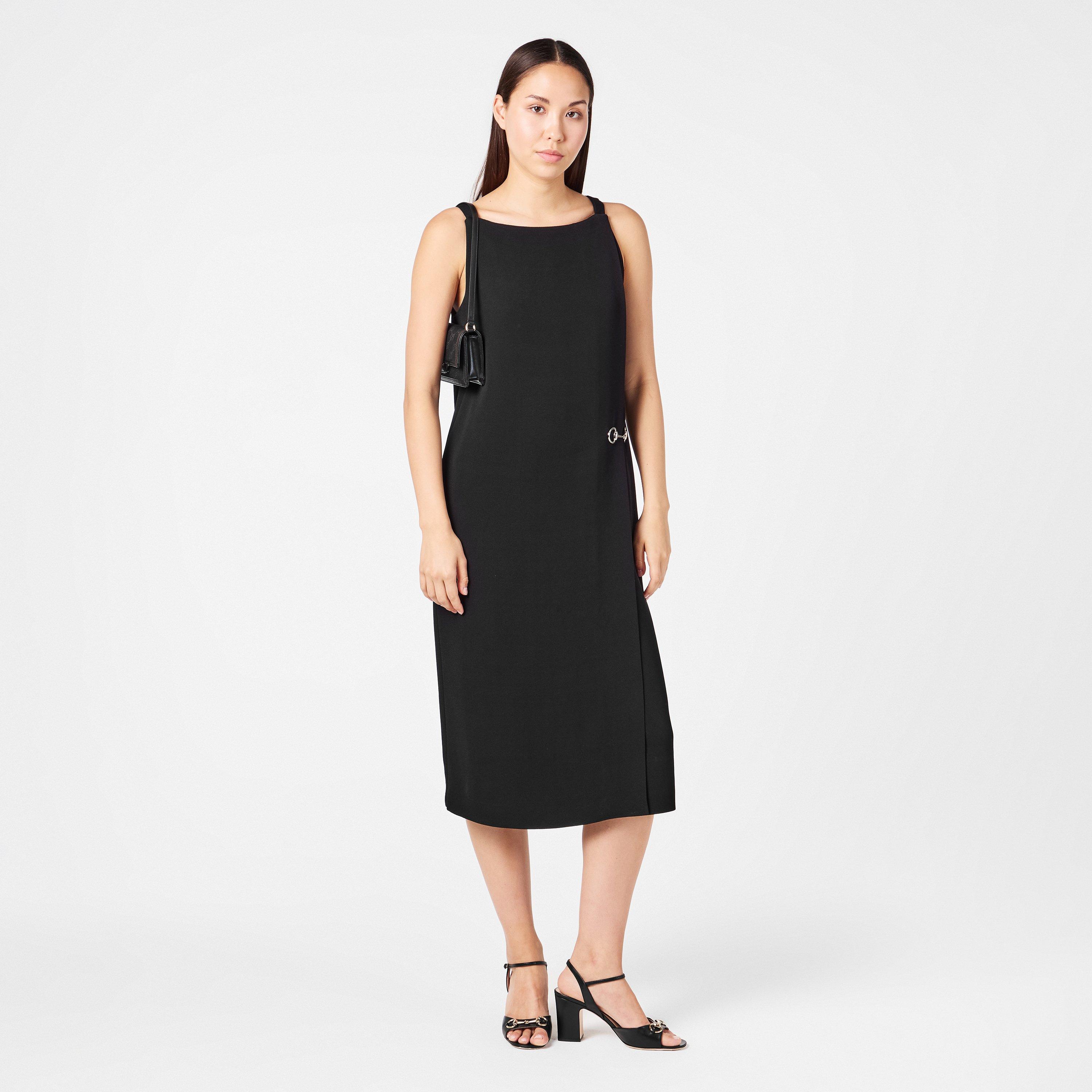 Black - Gucci - Horsebit Dress - 6