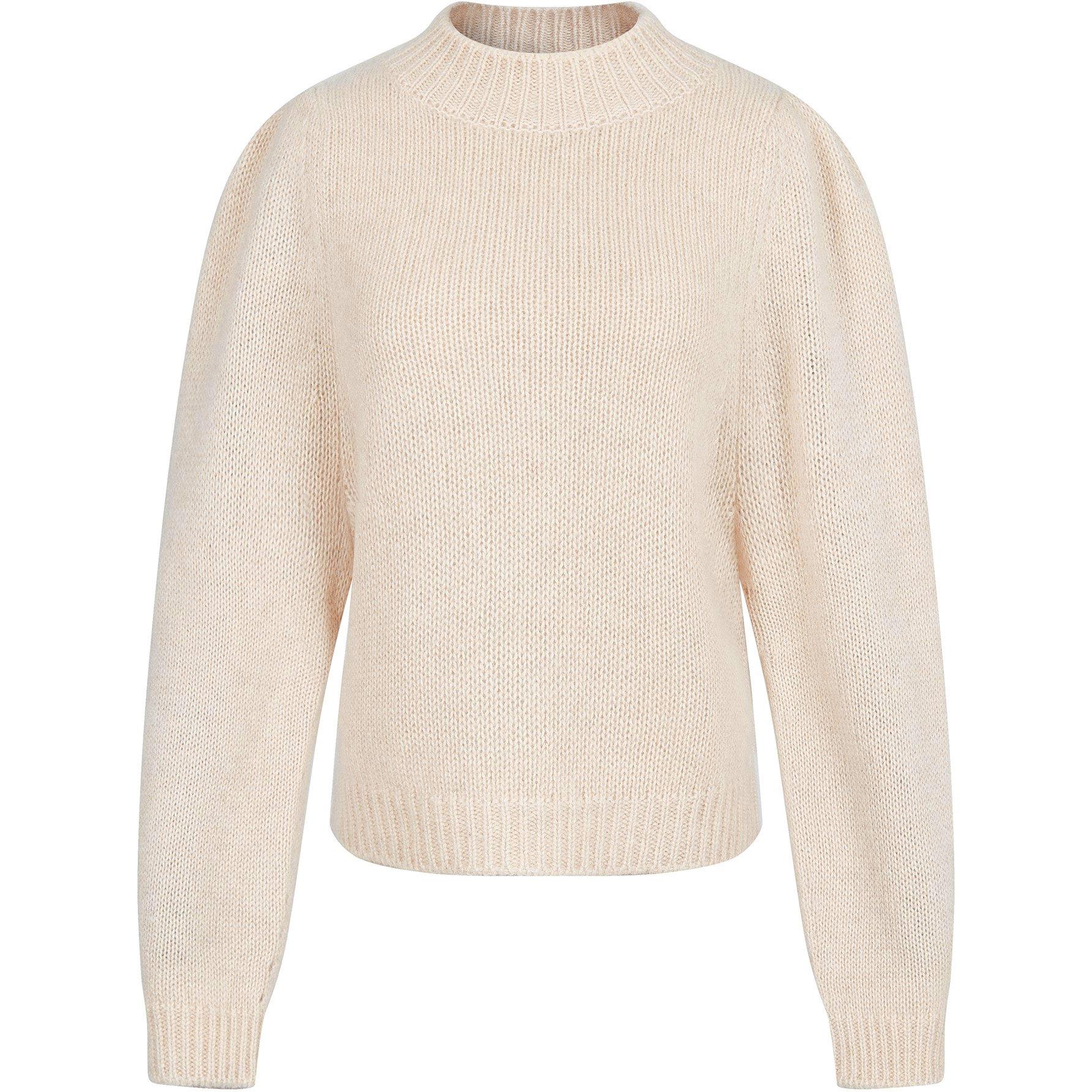 Cream - Raey - Puffed Sleeve Knitted Jumper - 1