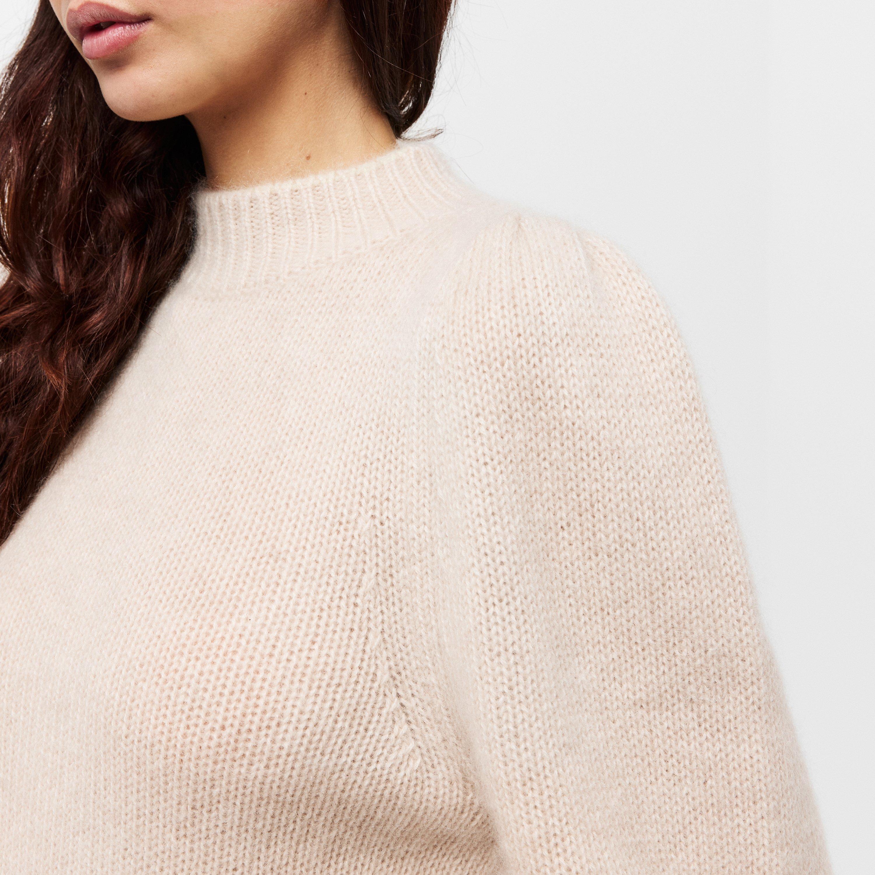 Cream - Raey - Puffed Sleeve Knitted Jumper - 5
