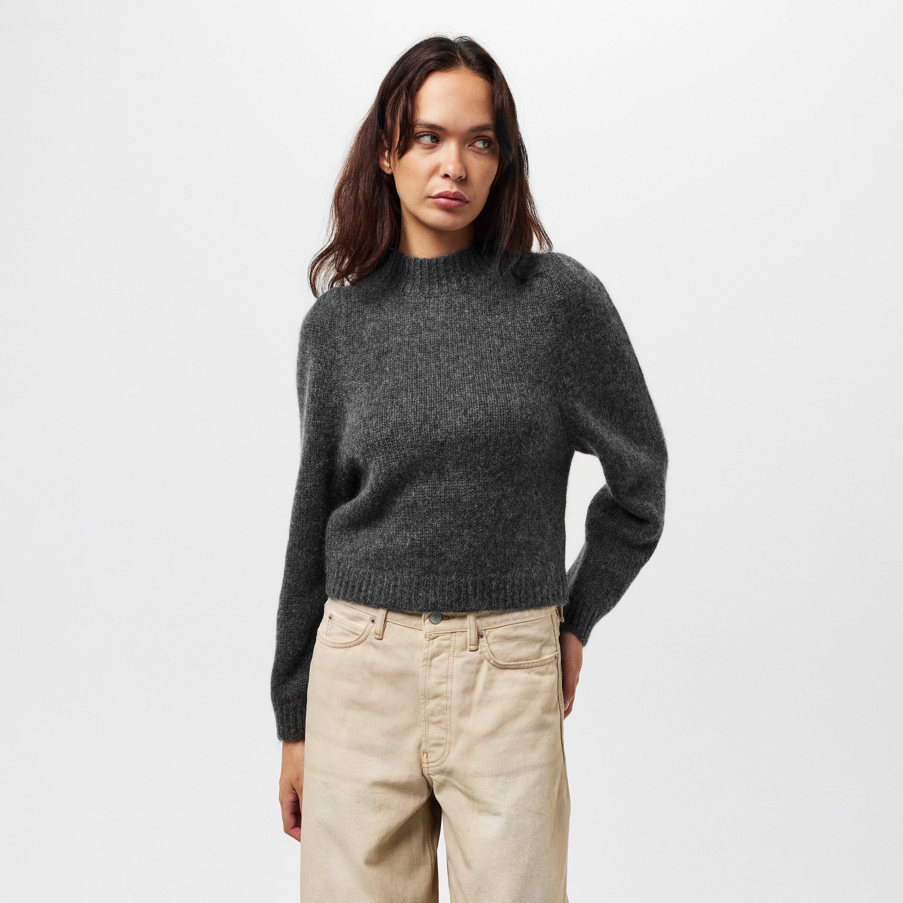 Black - Raey - Puffed Sleeve Knitted Jumper - 3