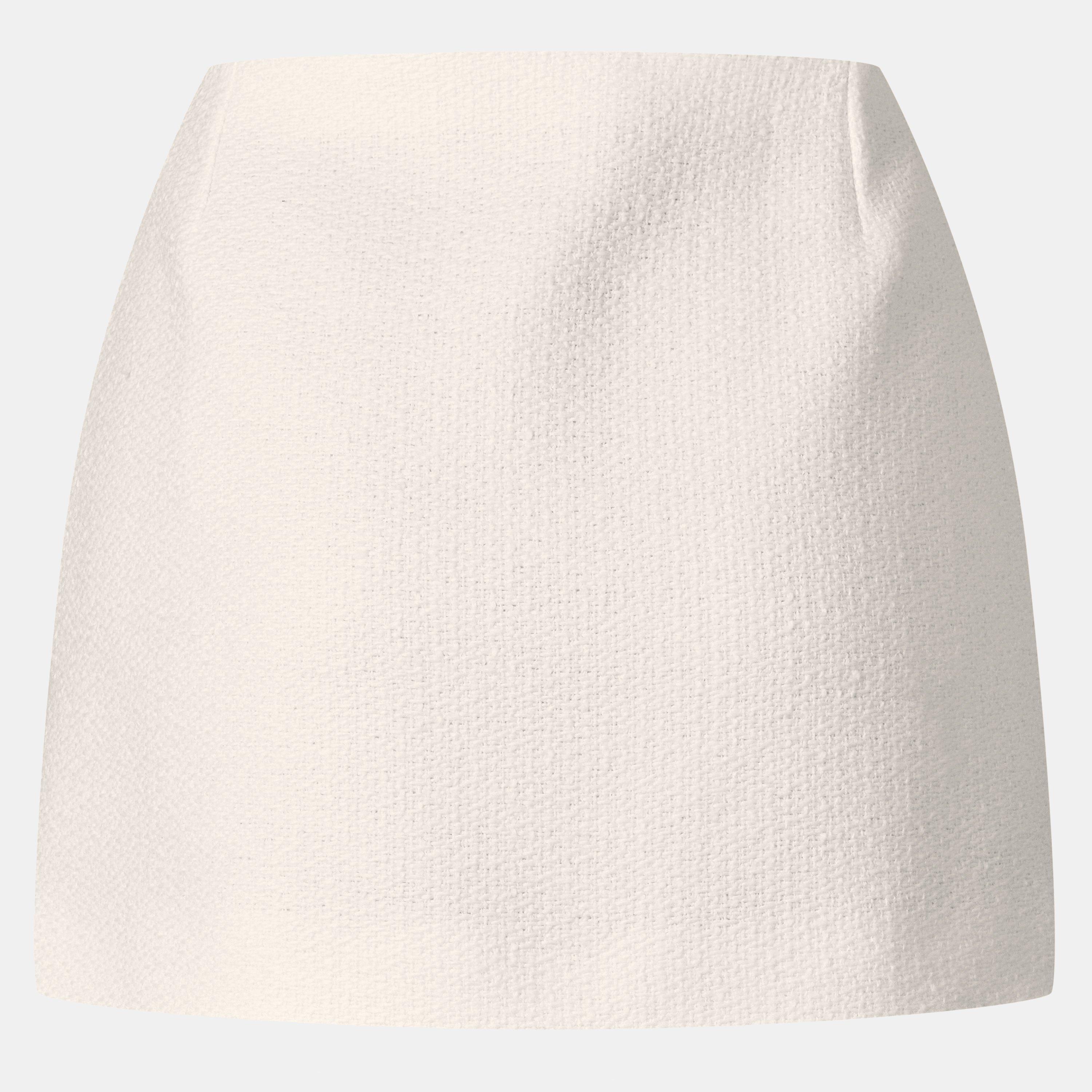 Off White - Gucci - Interlocking G Wool Blend Boucle Miniskirt - 2