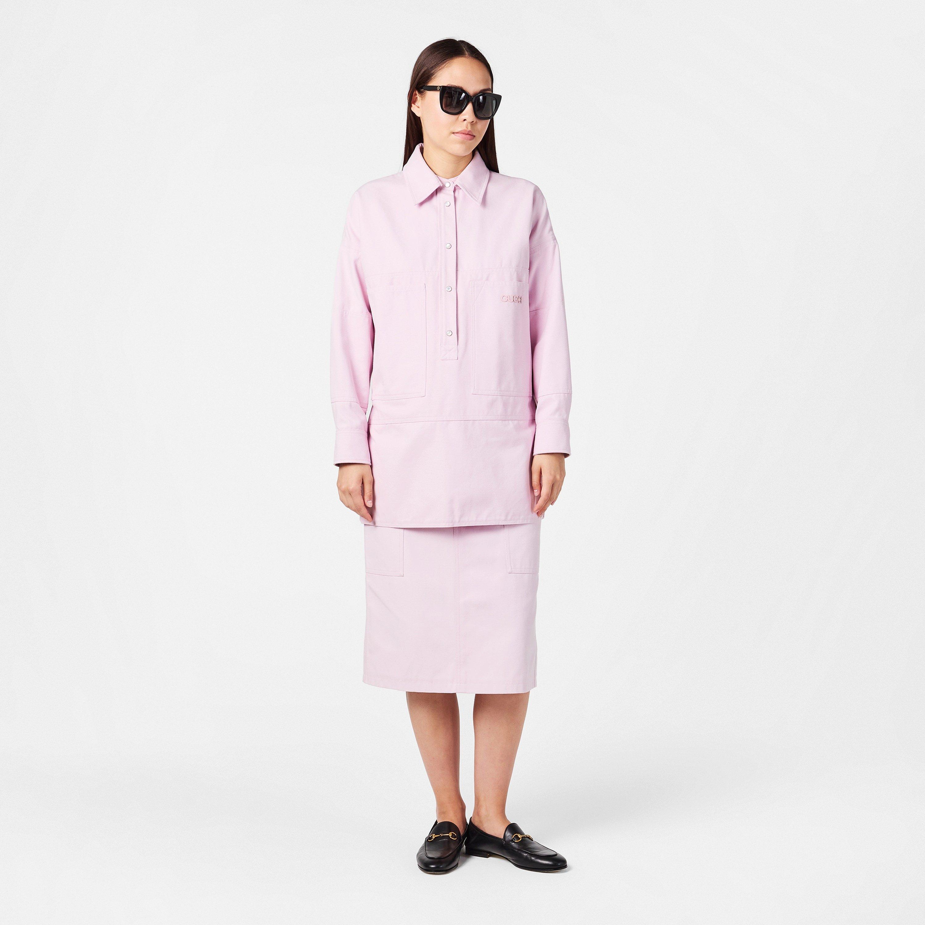 Sparkling - Gucci - Canvas Midi Skirt - 6