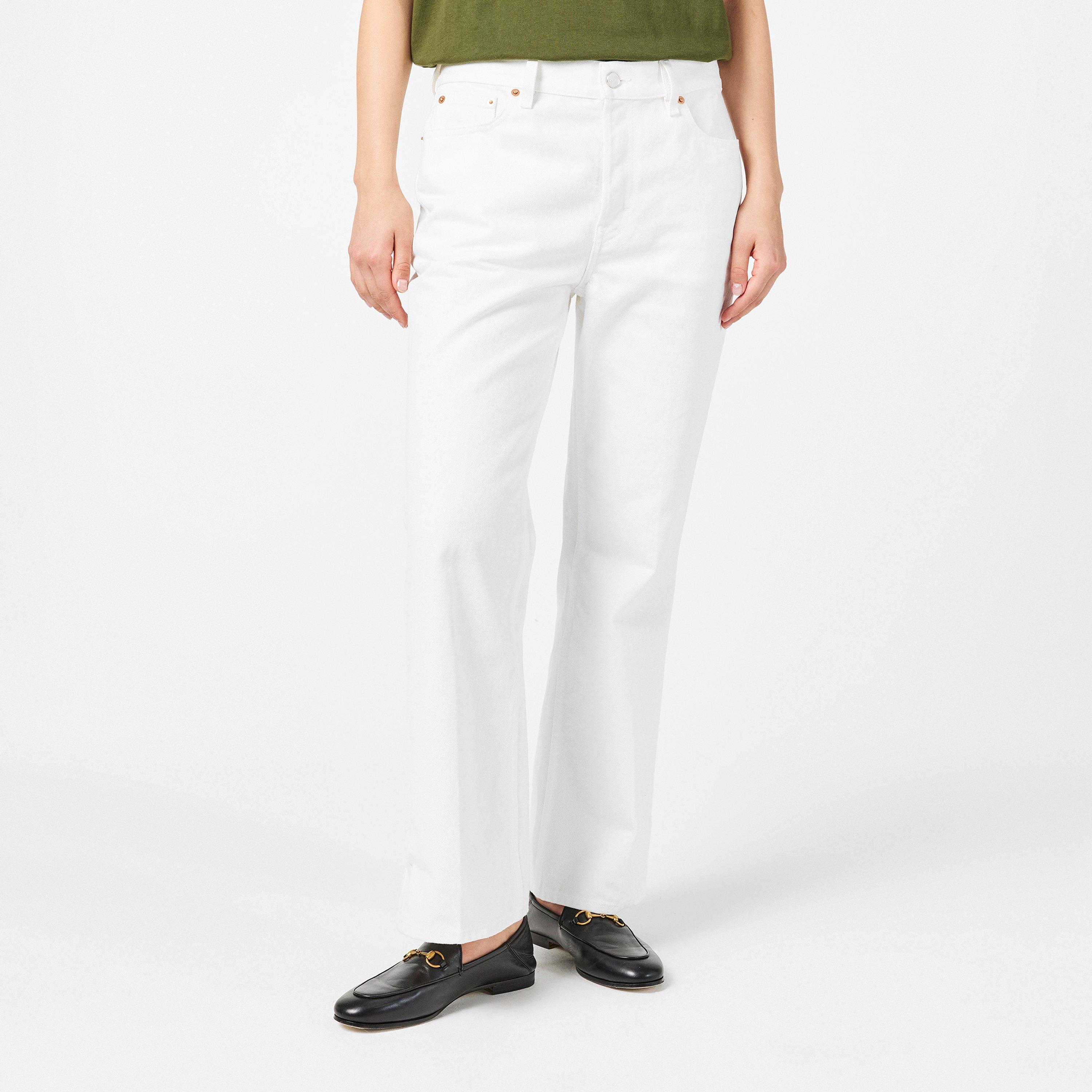 White - Gucci - Cropped Flare Jeans - 3