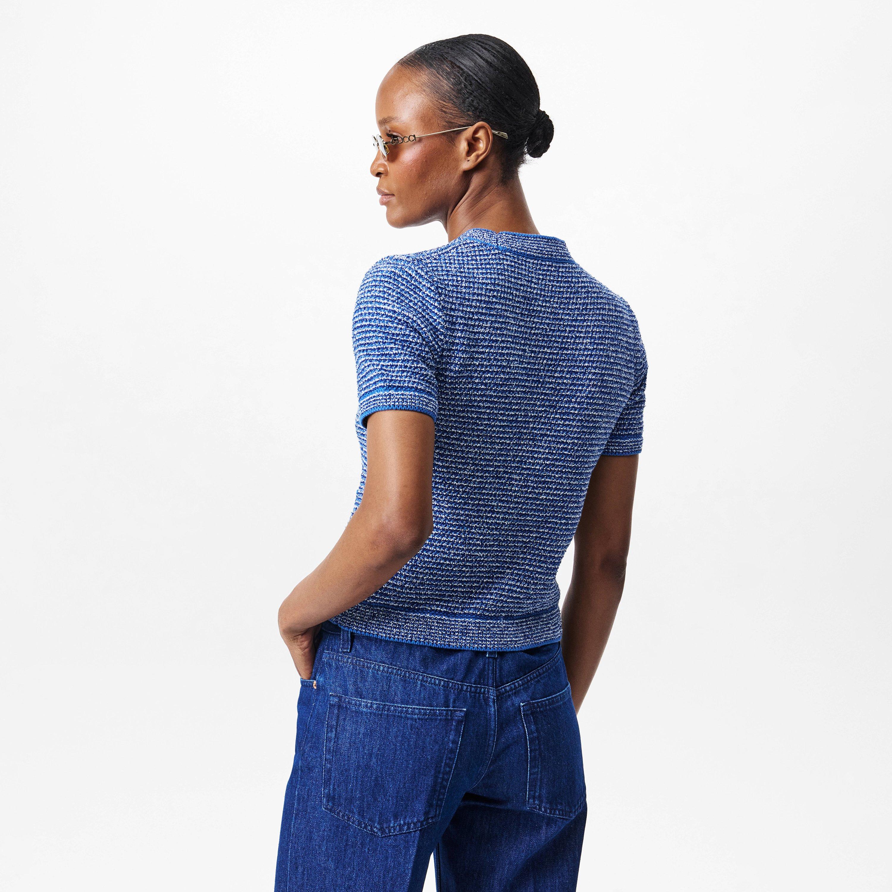 Light Denim - Gucci - Crew Neck Knitted Jumper - 4