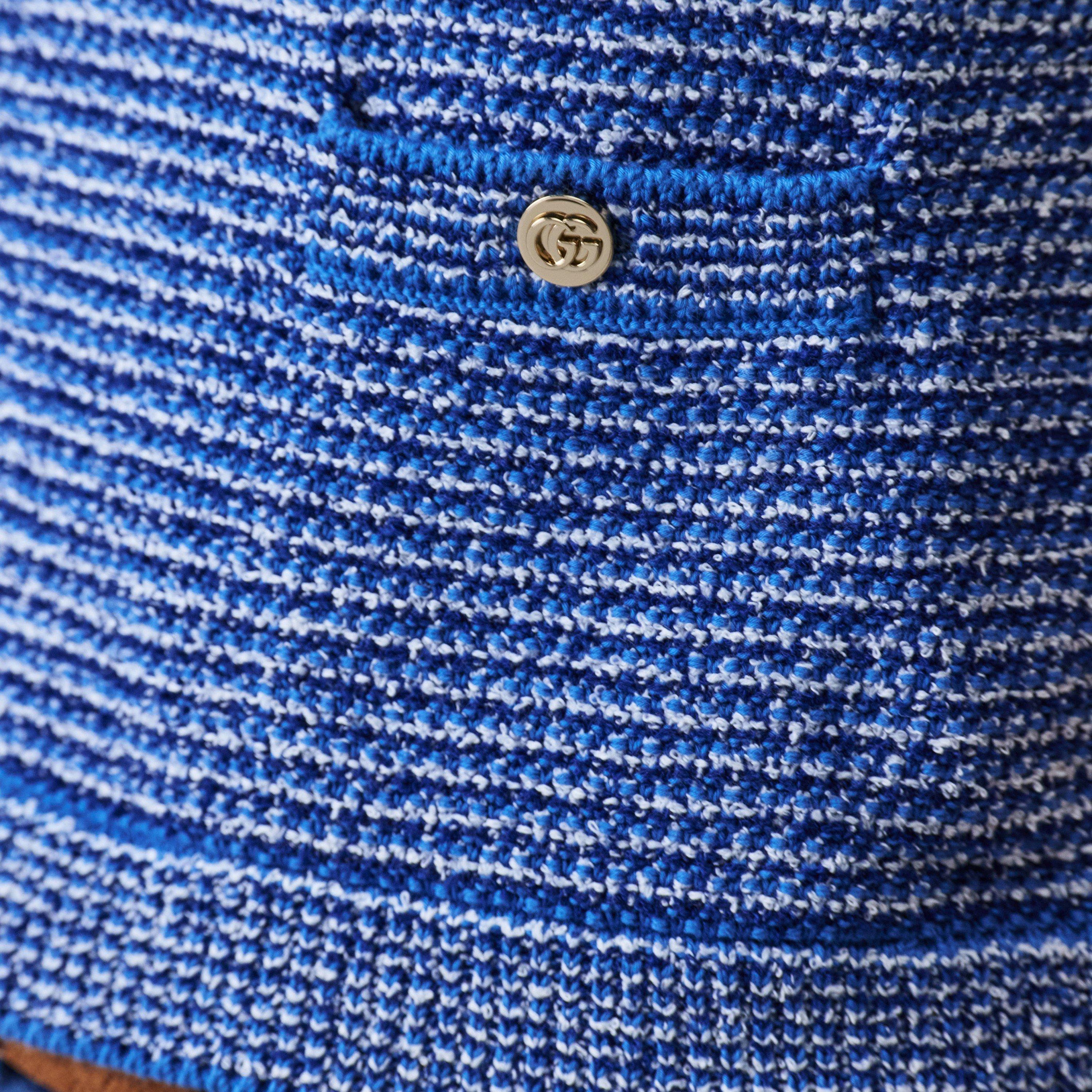 Light Denim - Gucci - Crew Neck Knitted Jumper - 5