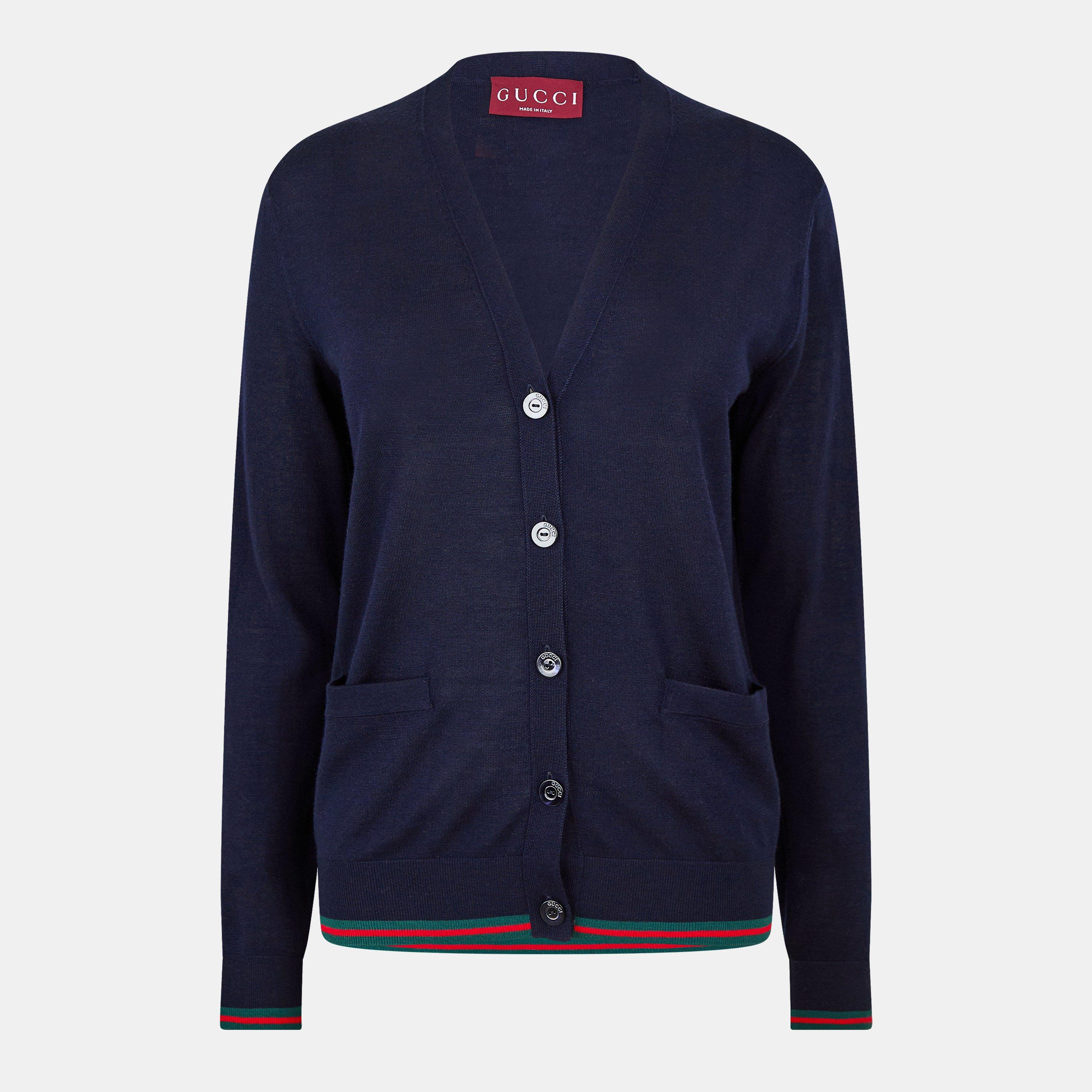 Blue Navy - Gucci - Cashmere Knit Cardigan - 1