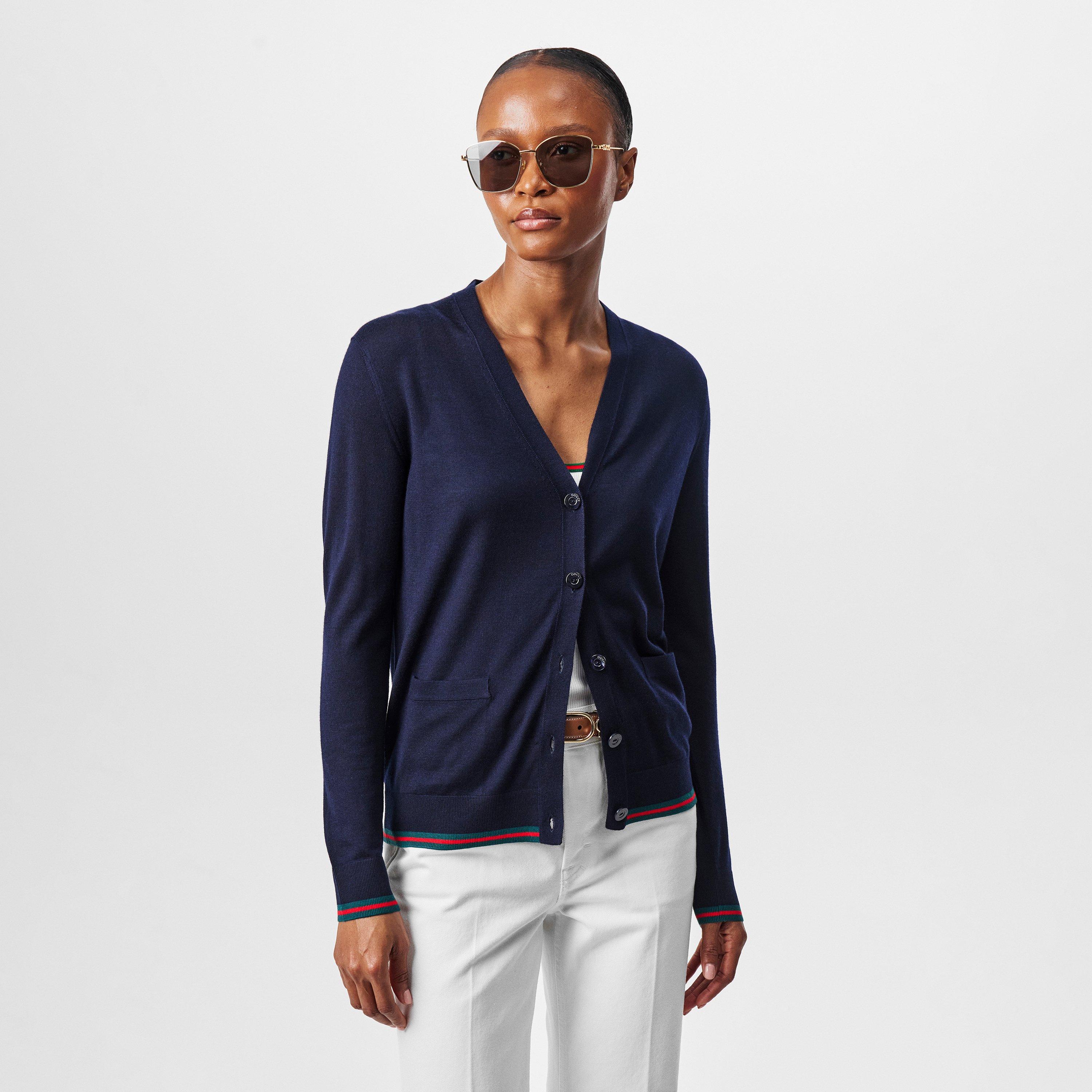 Blue Navy - Gucci - Cashmere Knit Cardigan - 3