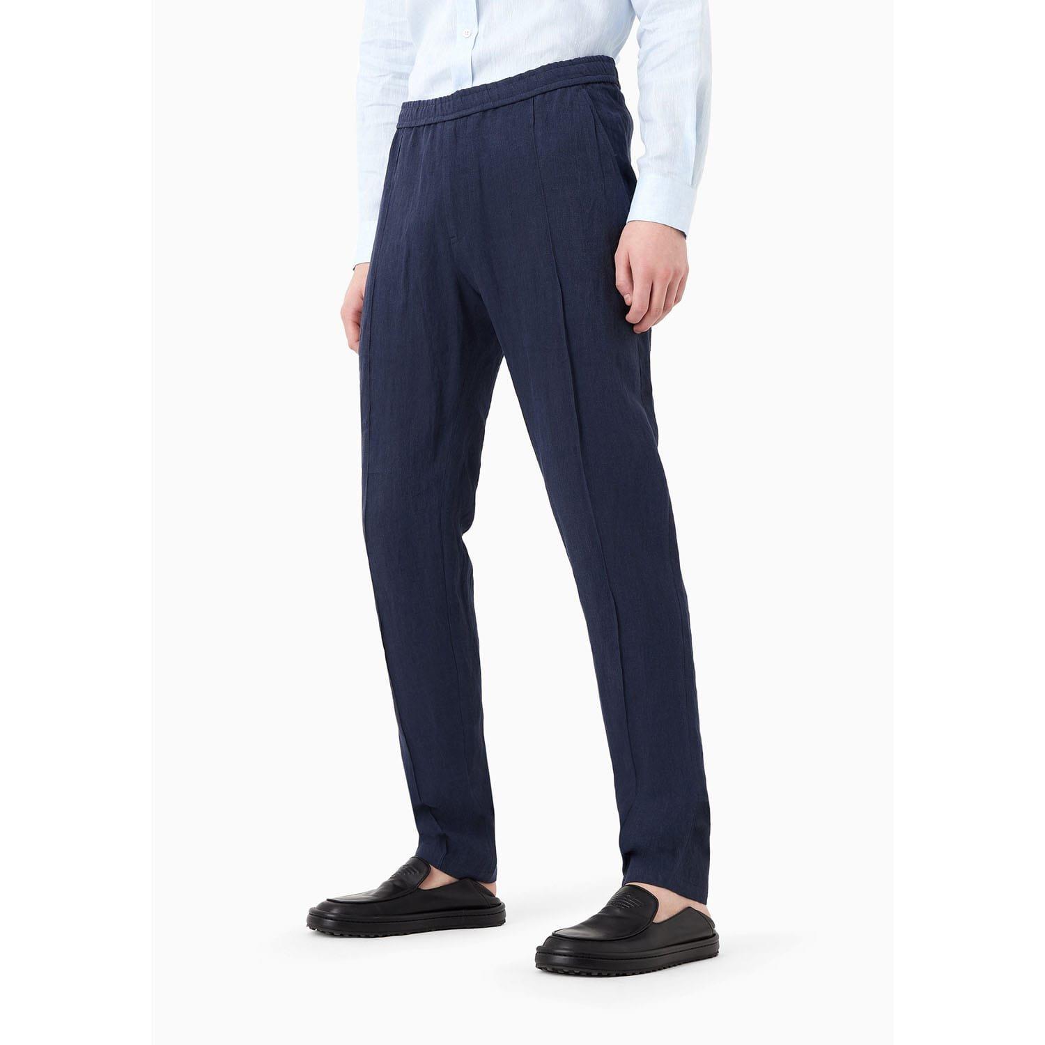 Blue - Emporio Armani - Trousers - 1