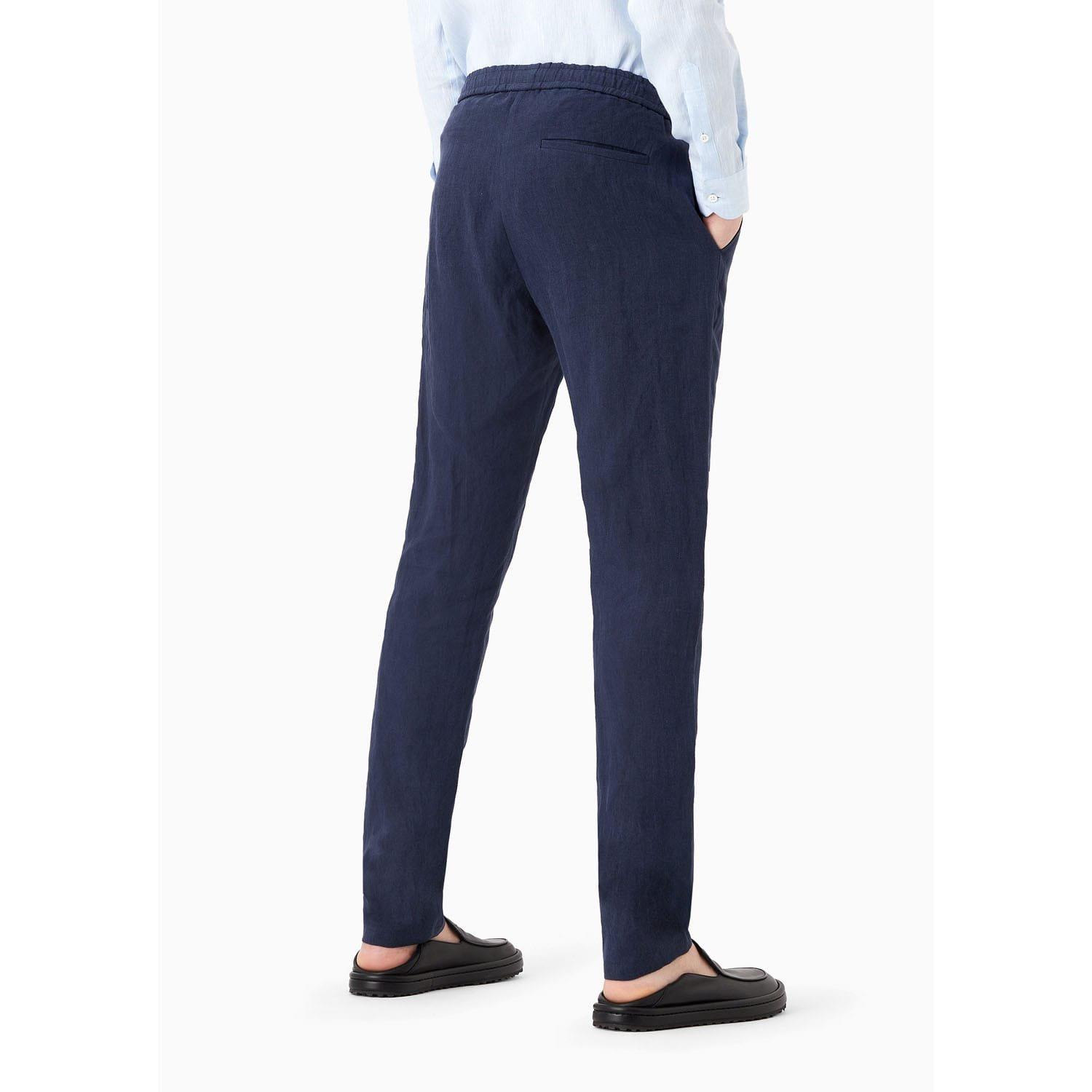 Blue - Emporio Armani - Trousers - 2