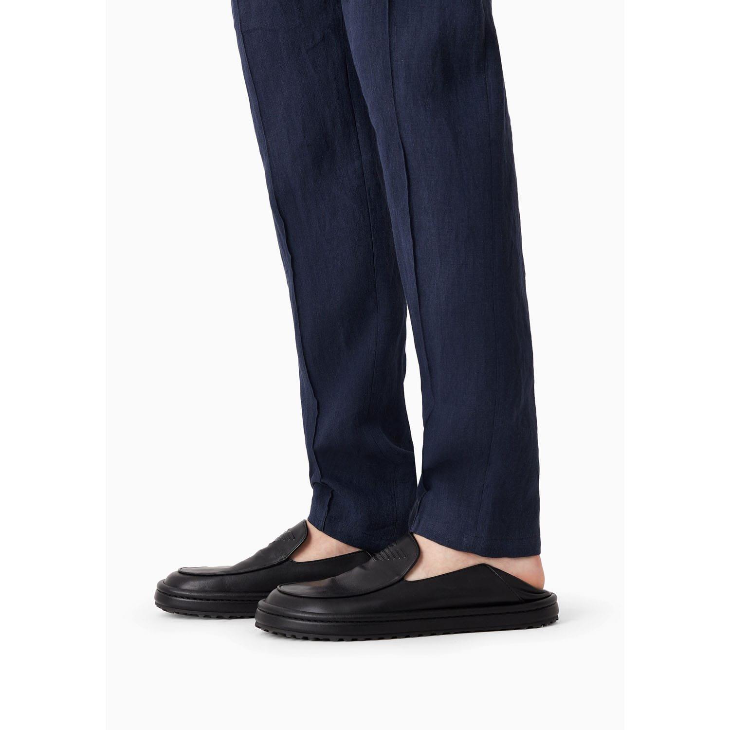 Blue - Emporio Armani - Trousers - 4