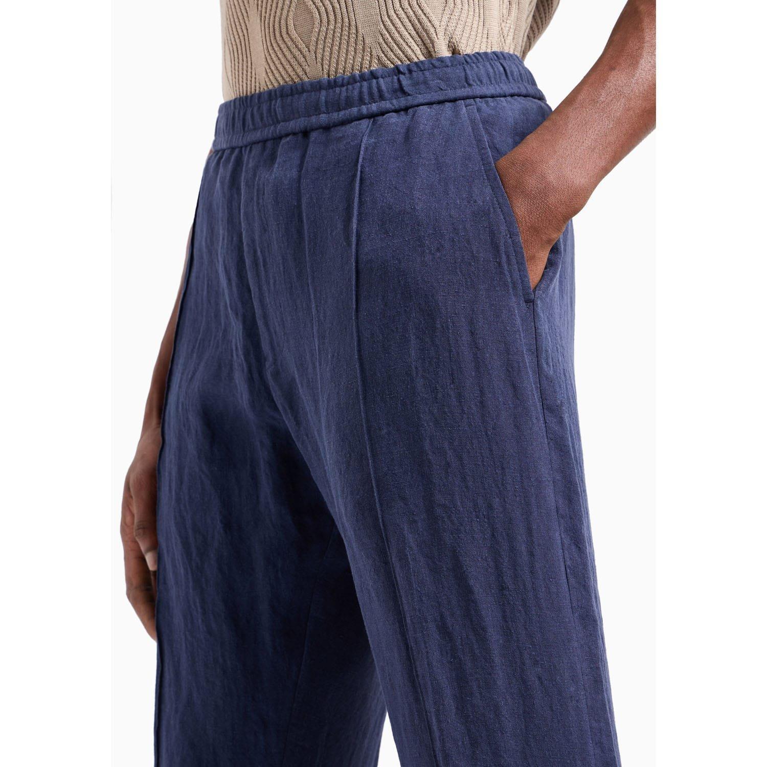 Blue - Emporio Armani - Trousers - 6