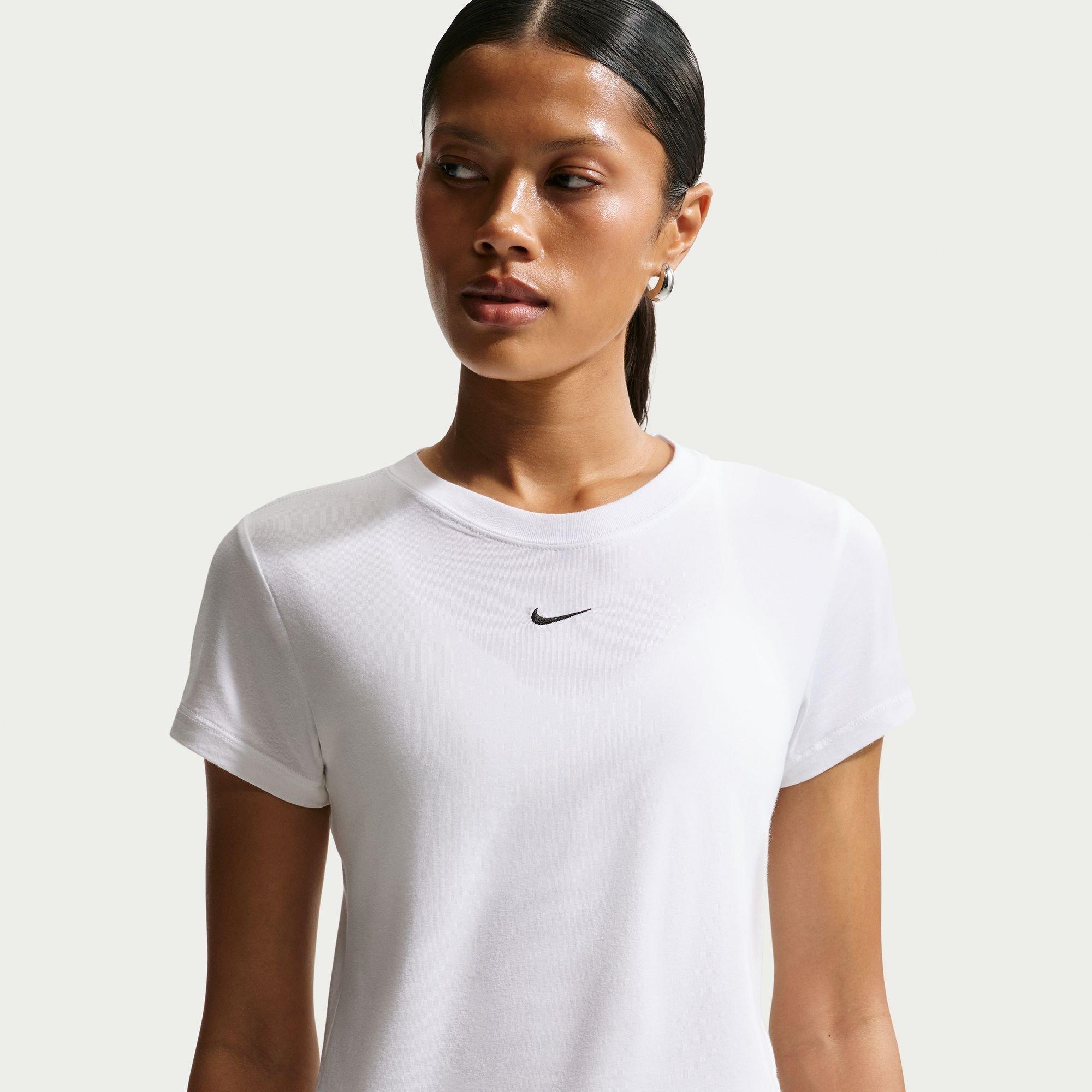 White - Nike - Sportswear Chill Knit T-Shirt Womens - 1