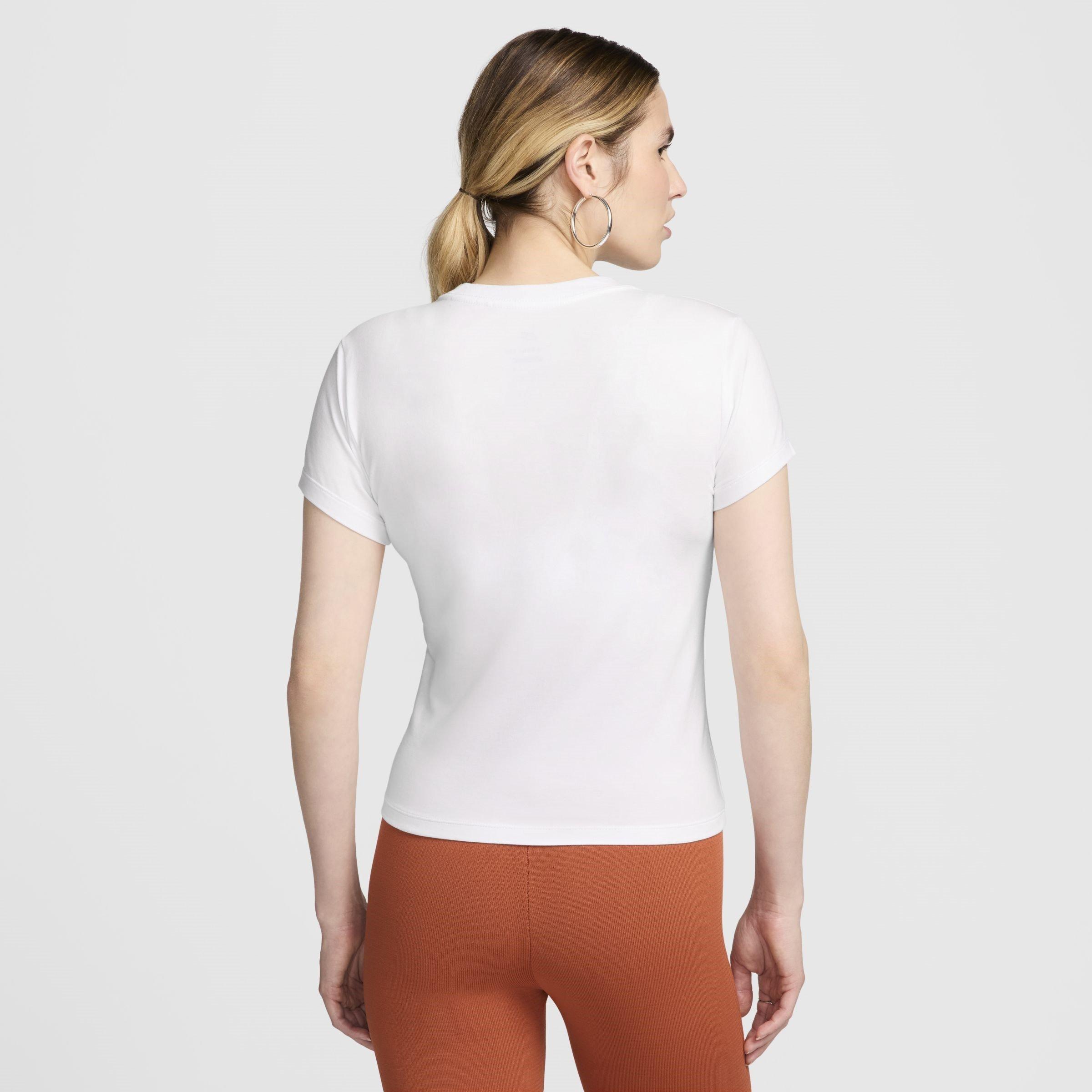 White - Nike - Sportswear Chill Knit T-Shirt Womens - 2
