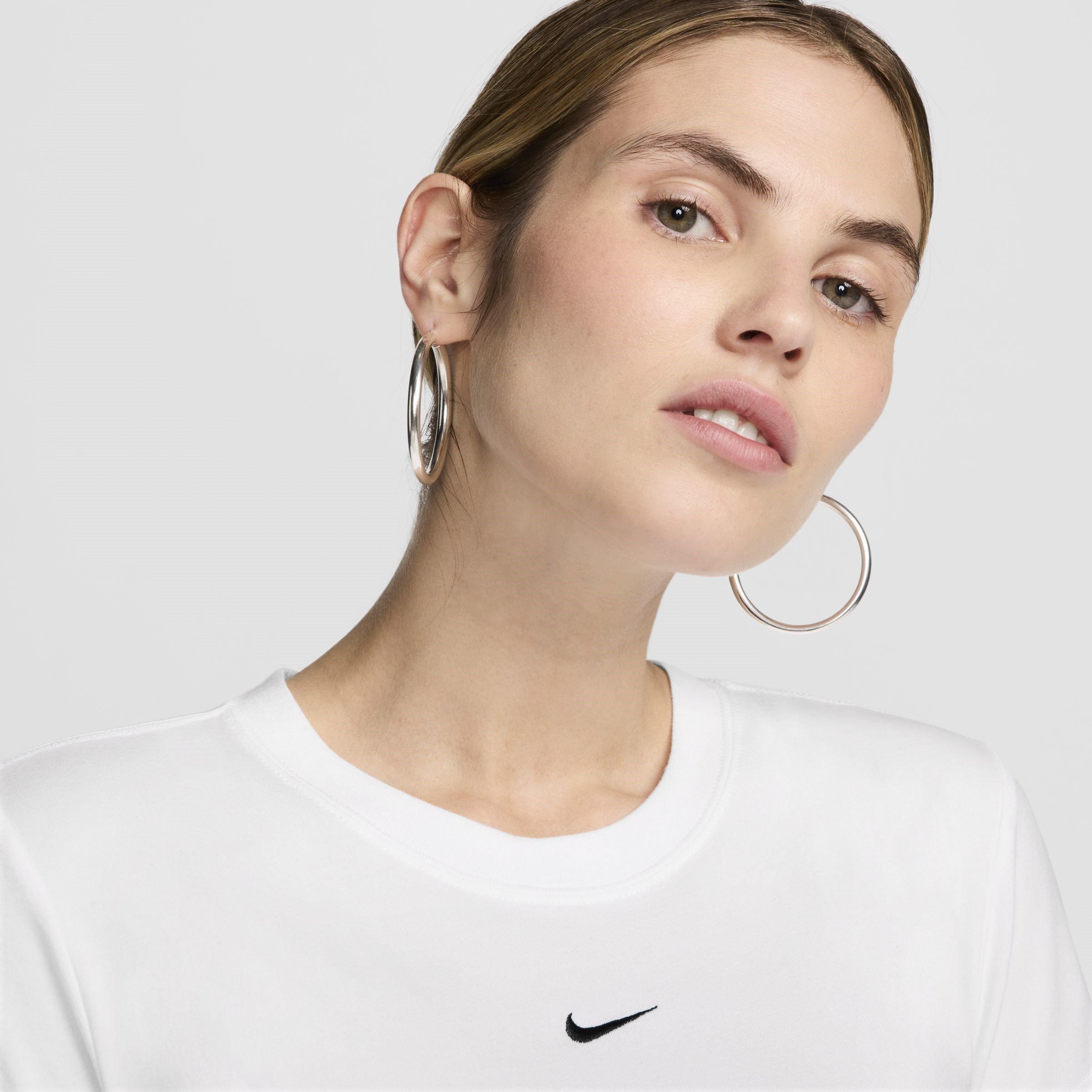 White - Nike - Sportswear Chill Knit T-Shirt Womens - 3